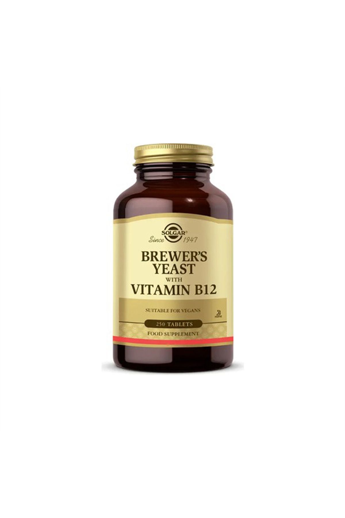 Solgar Brewer's Yeast With B12 250 Tablet