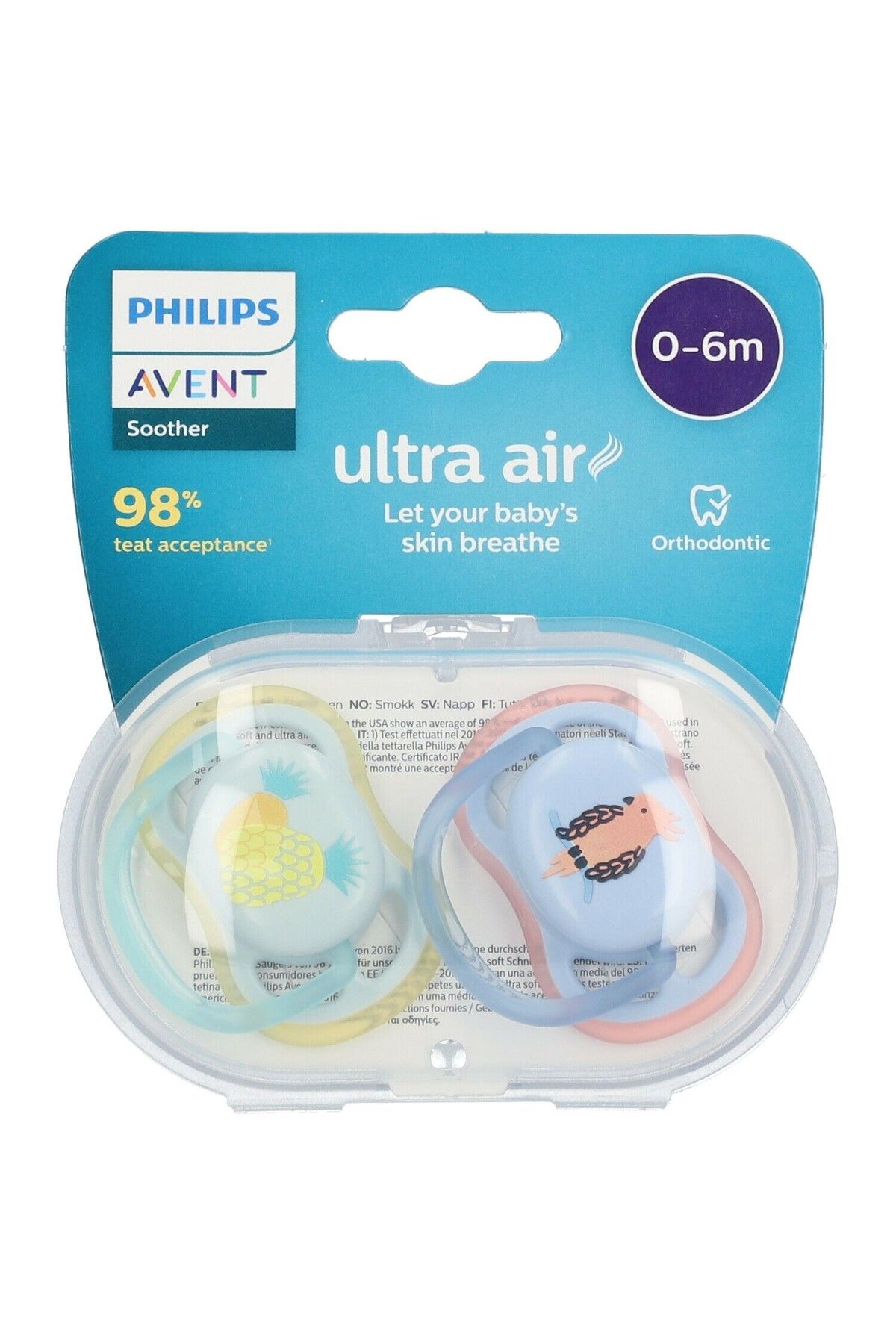 Philips Avent Ultra Air Emzik 0-6 Ay 2li Kız Scf085/12