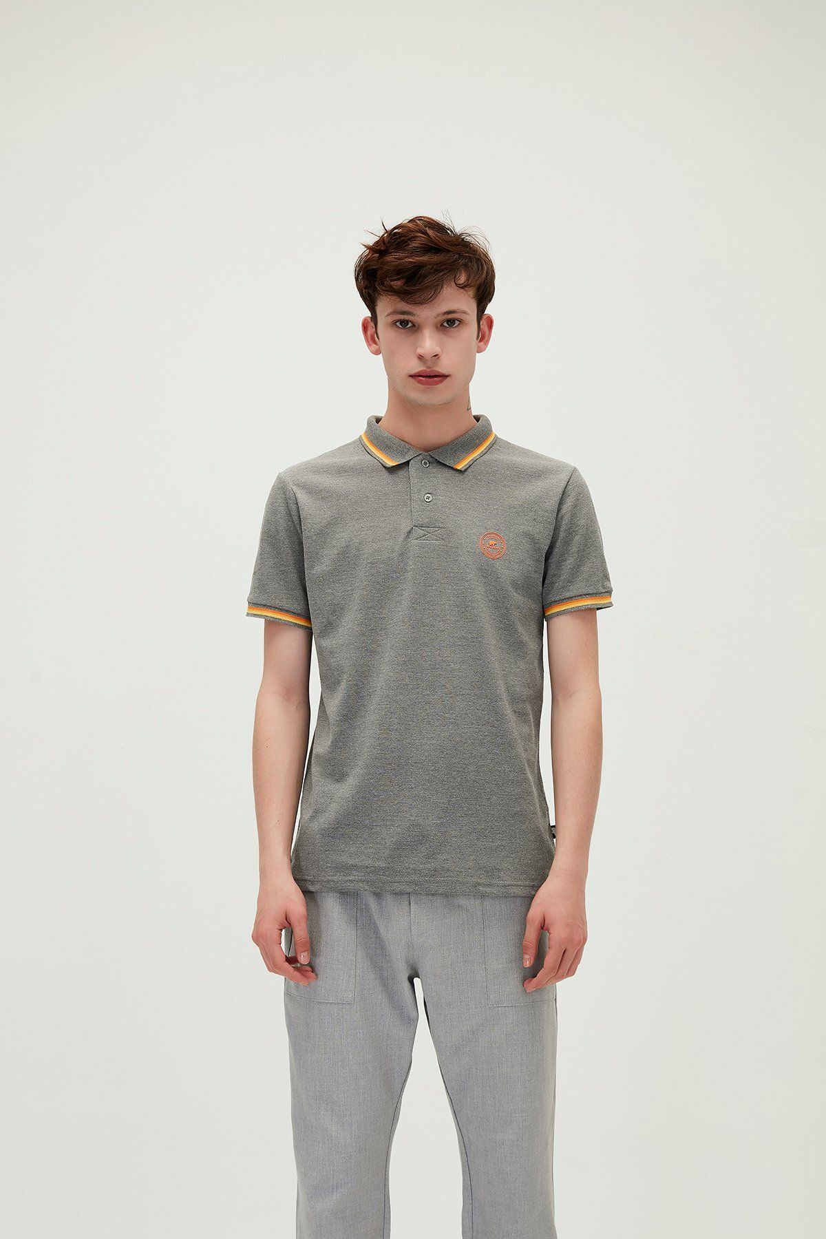 Bad Bear Groove Polo Antramelange