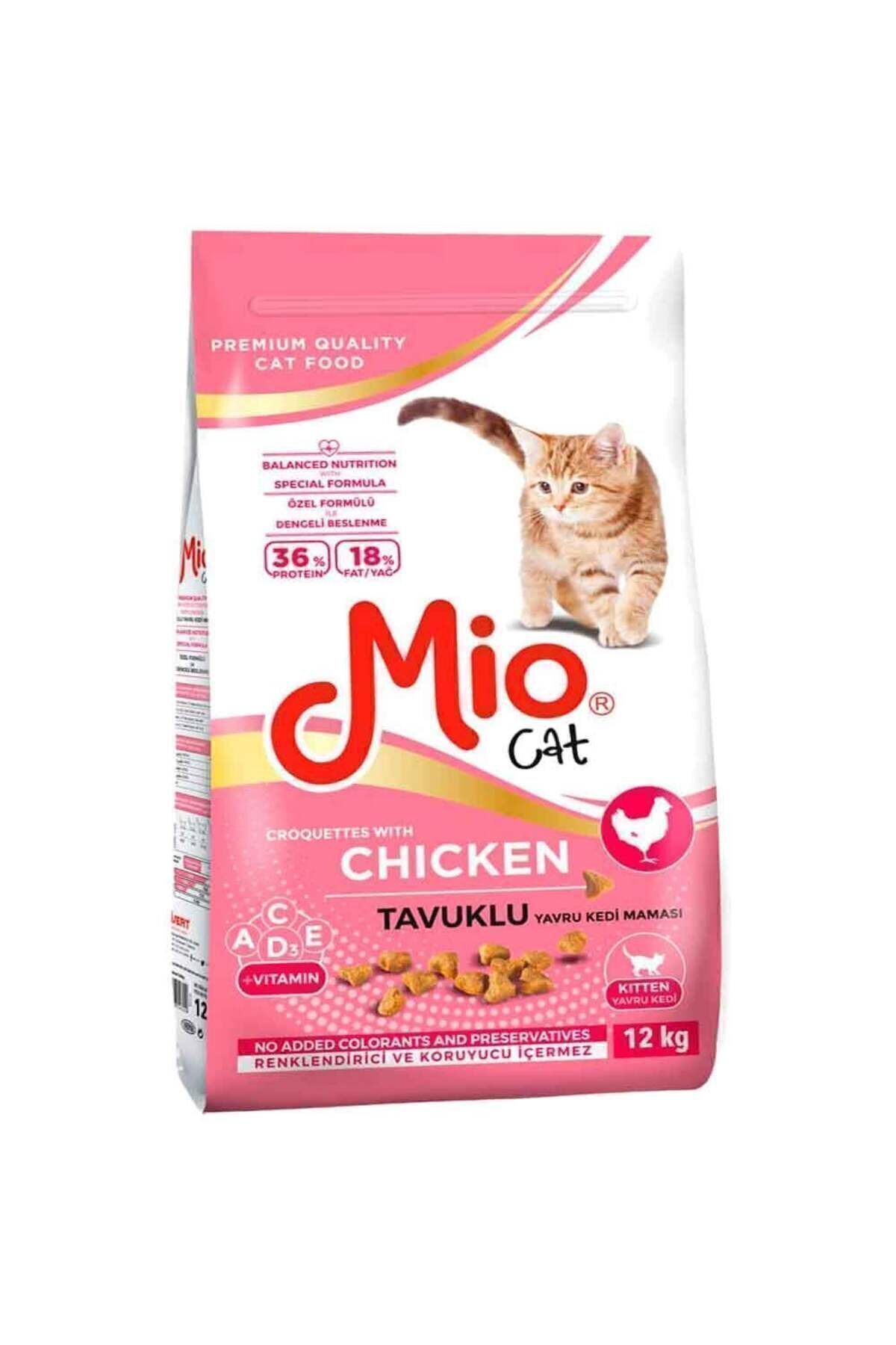 Mio Mio Yavru Kedi Maması Tavuklu 12 Kg