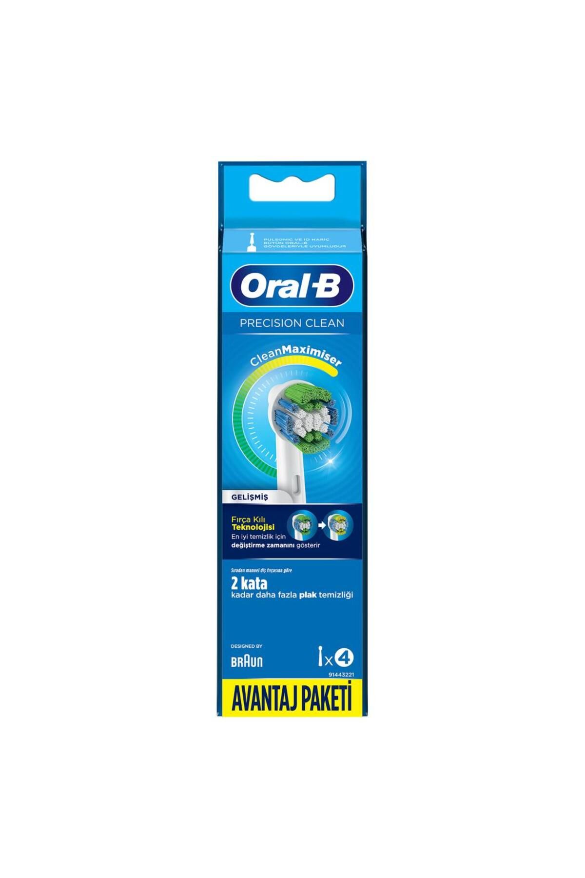 Oral-B Diş Fırçası Yedek Başlığı Clean Maximiser Precision Clean 4 Lü