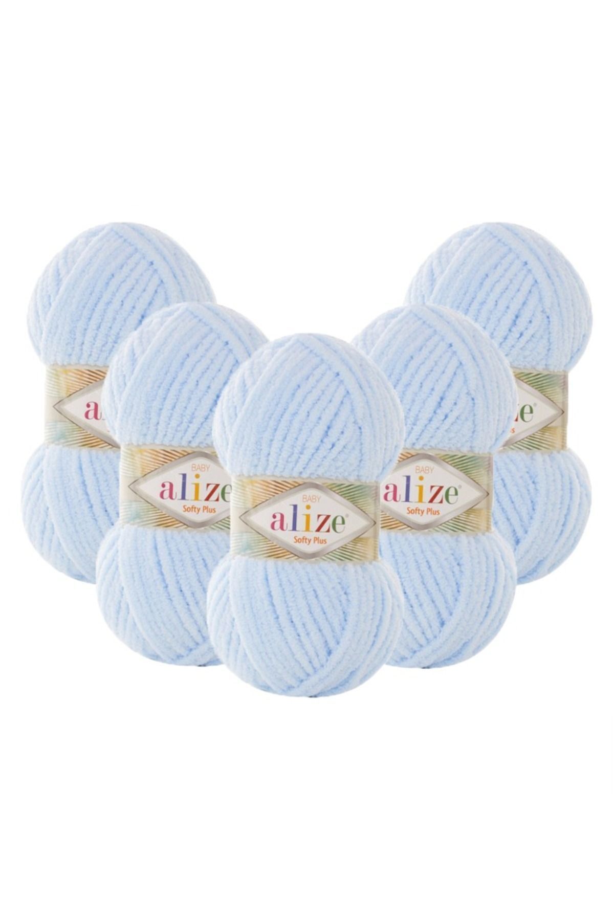 Alize Softy Plus El Örgü İpi Renk 183 5'li Paket