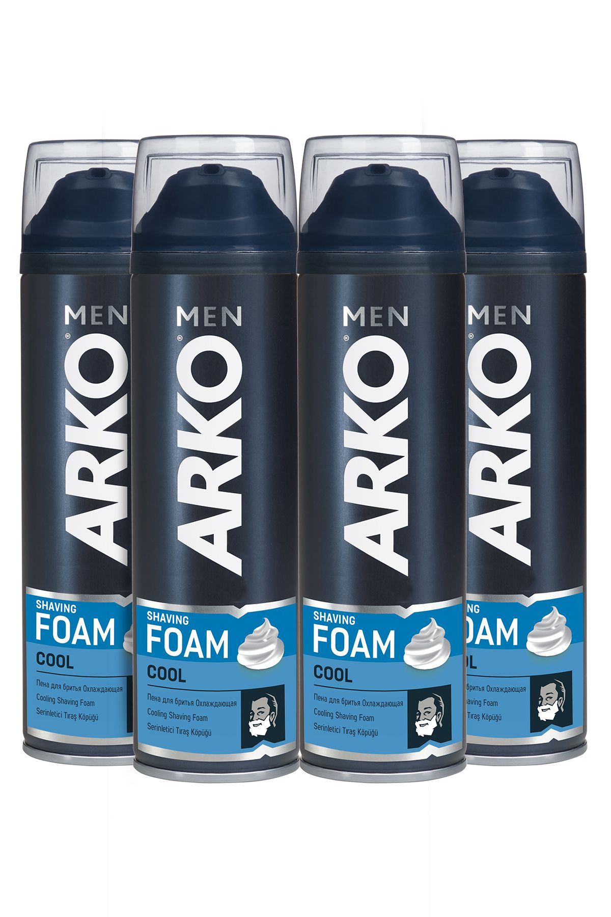 Arko Men Tıraş Köpüğü Cool 4x200ml