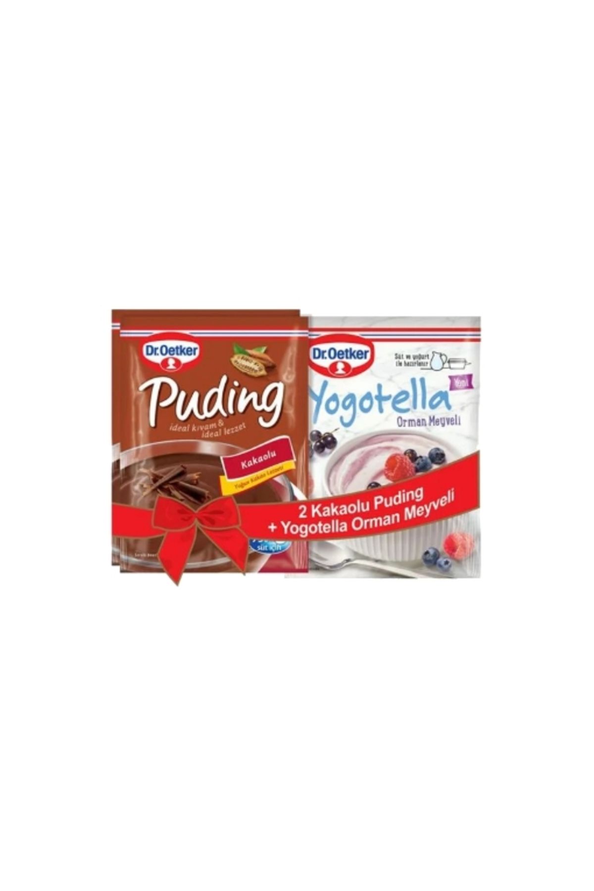 Dr. Oetker Dr Oetker Kakaolu Puding 2'li + Yogatella Hediyeli 363 Gr. (4'lü)