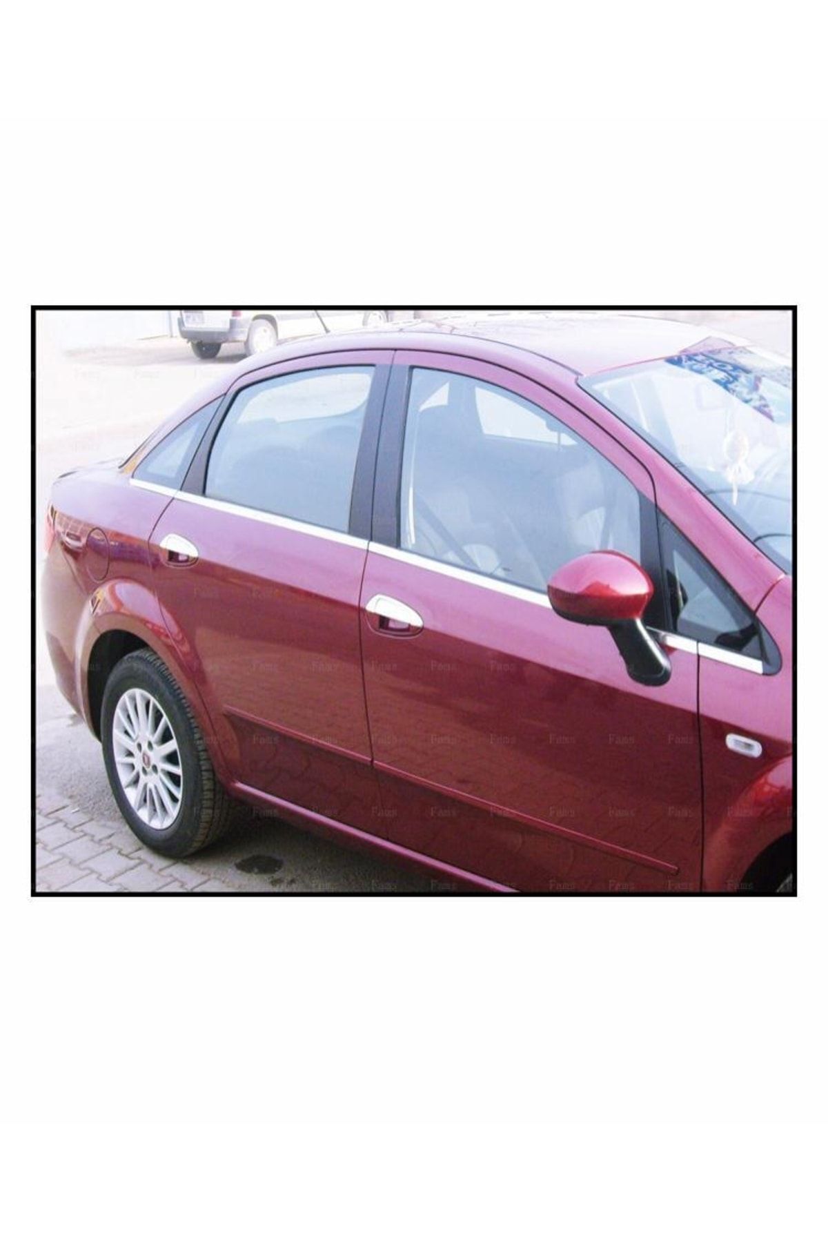 Genel Markalar Fiat Linea Krom Cam Çıtası 8 Prç. 2007 Ve Üzeri P.çelik