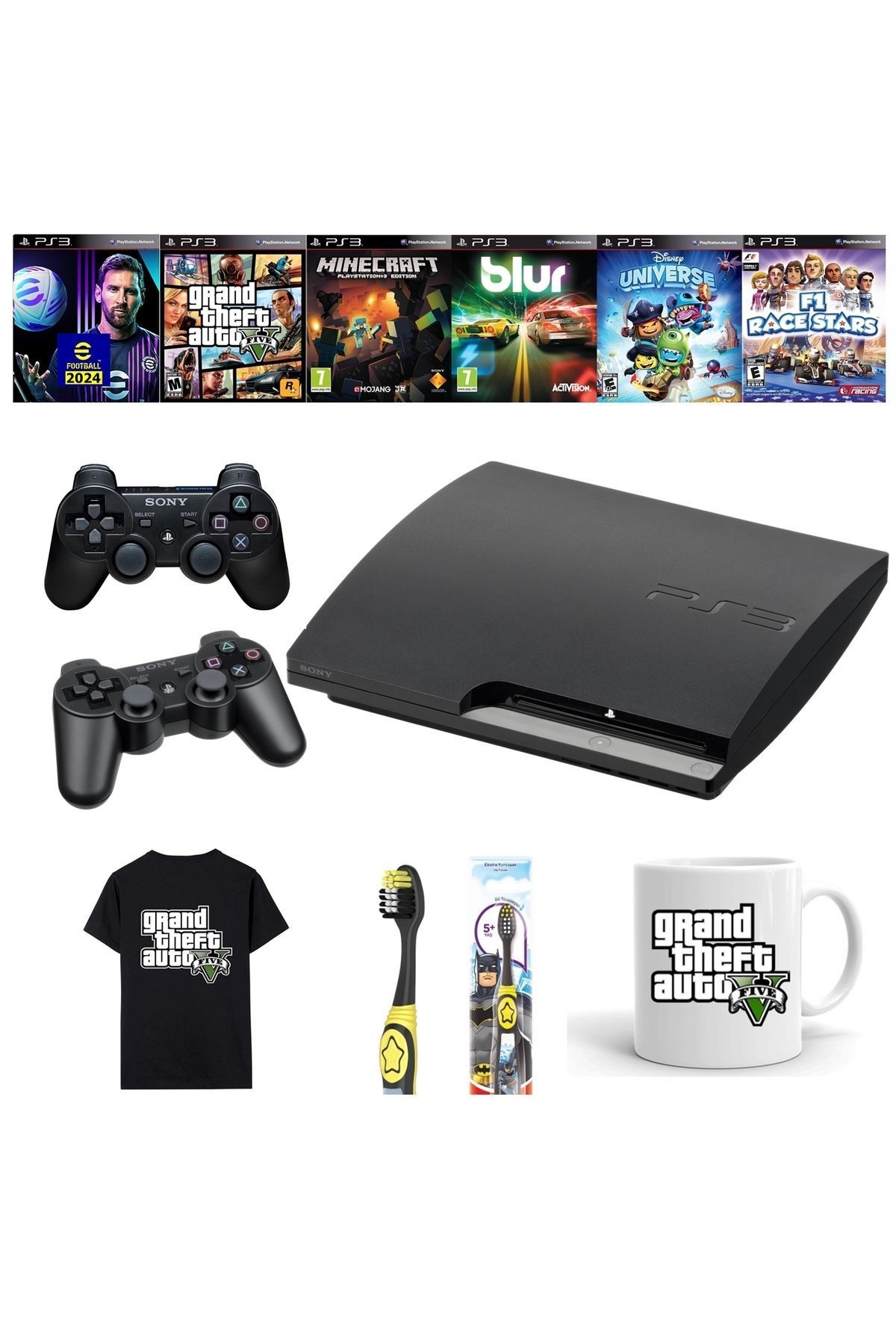 mood Sony Playstation 3 120gb 2 Adet Gamepad 15 Çocuk Oyunu **teşhir**ürünü**