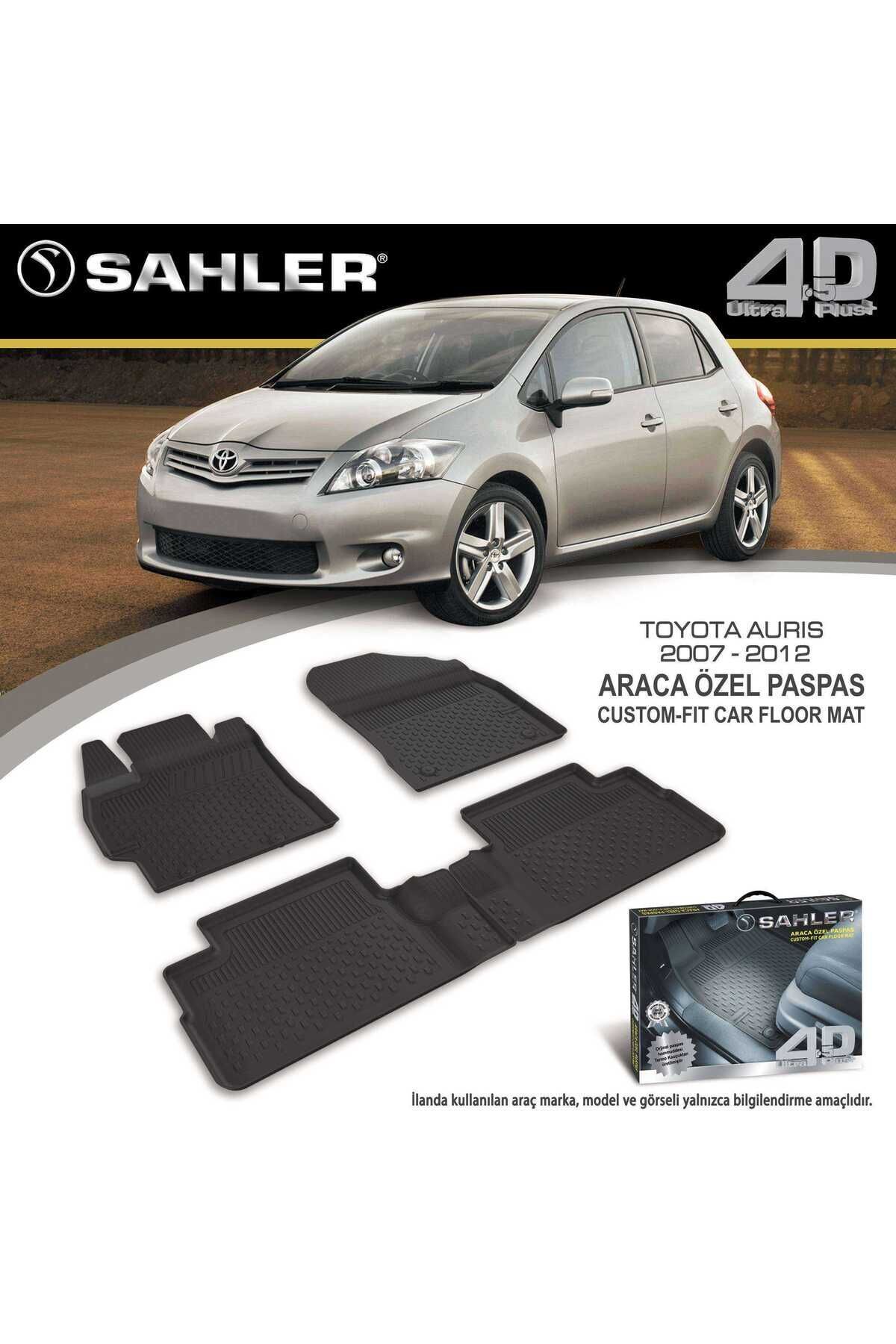 Sahler 4.5d Lüks Paspas Toyota Auris 2007-2012 Siyah