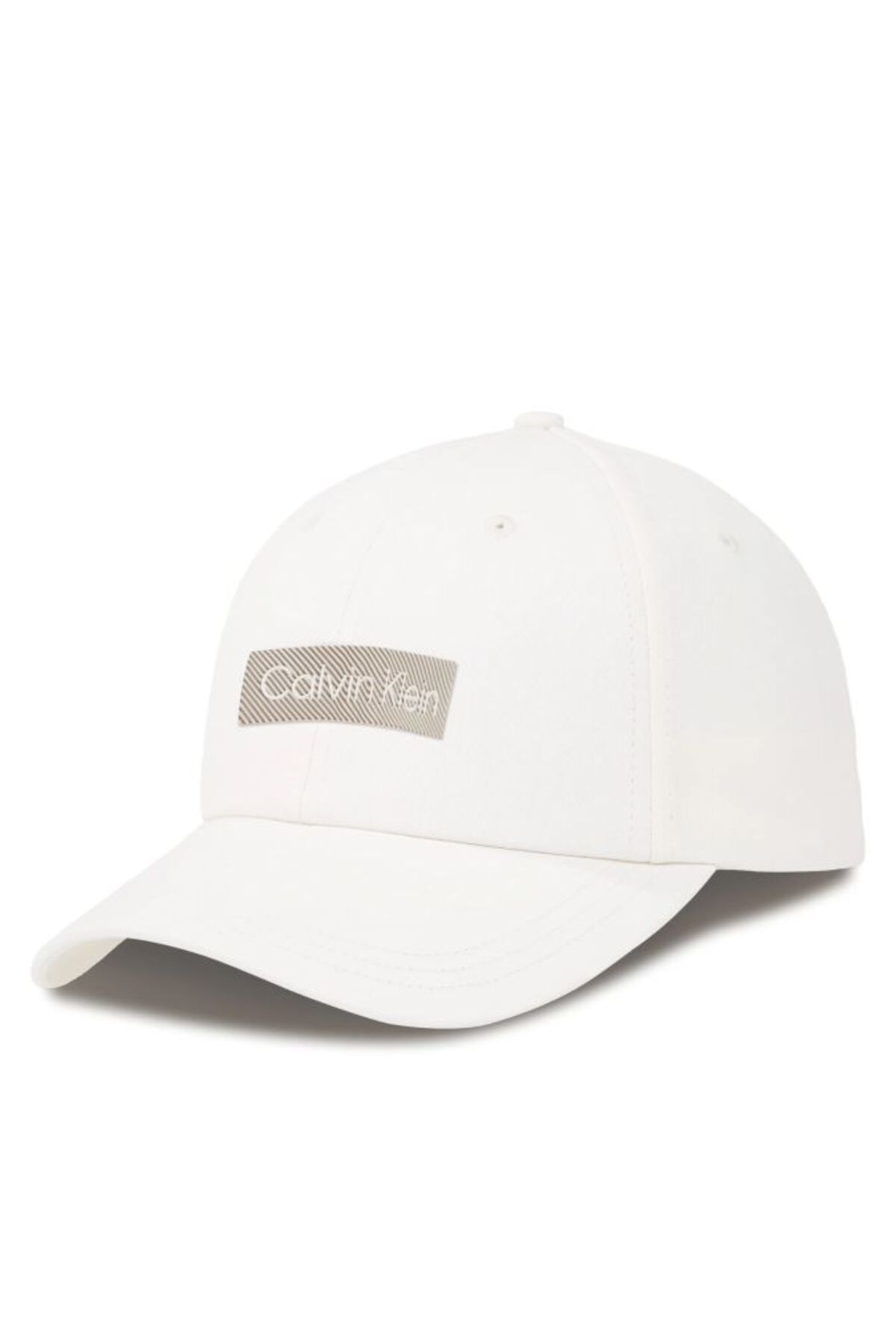 Calvin Klein Erkek Logo Detaylı Beyaz Şapka