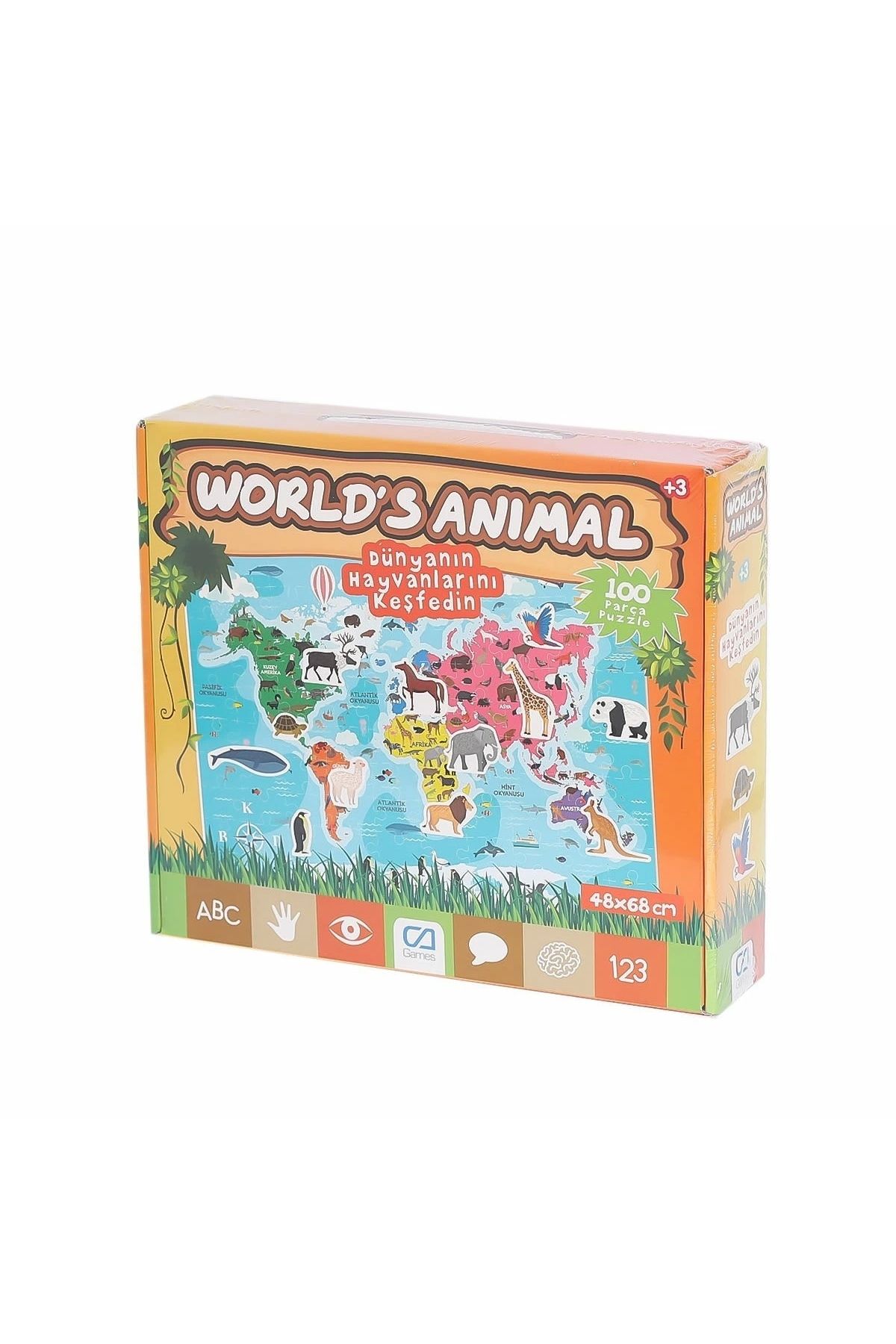 alisverisdevi 5152 CAEGT-5152 Worlds Animal -CA Games
