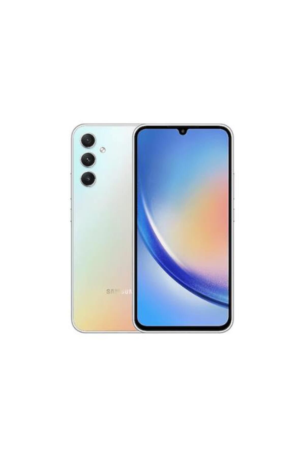 Samsung Yenilenmiş Samsung Galaxy A34 128 GB Gümüş Cep Telefonu (12 Ay Garantili) - A Kalite