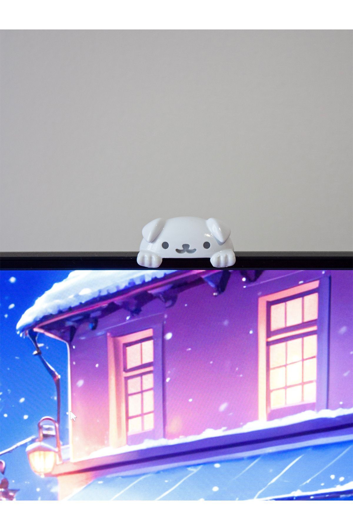 buffed Duo Köpek Gamer Setup Aksesuarı Beyaz - Oyun Bilgisayarı Kasa Masa Aksesuarı