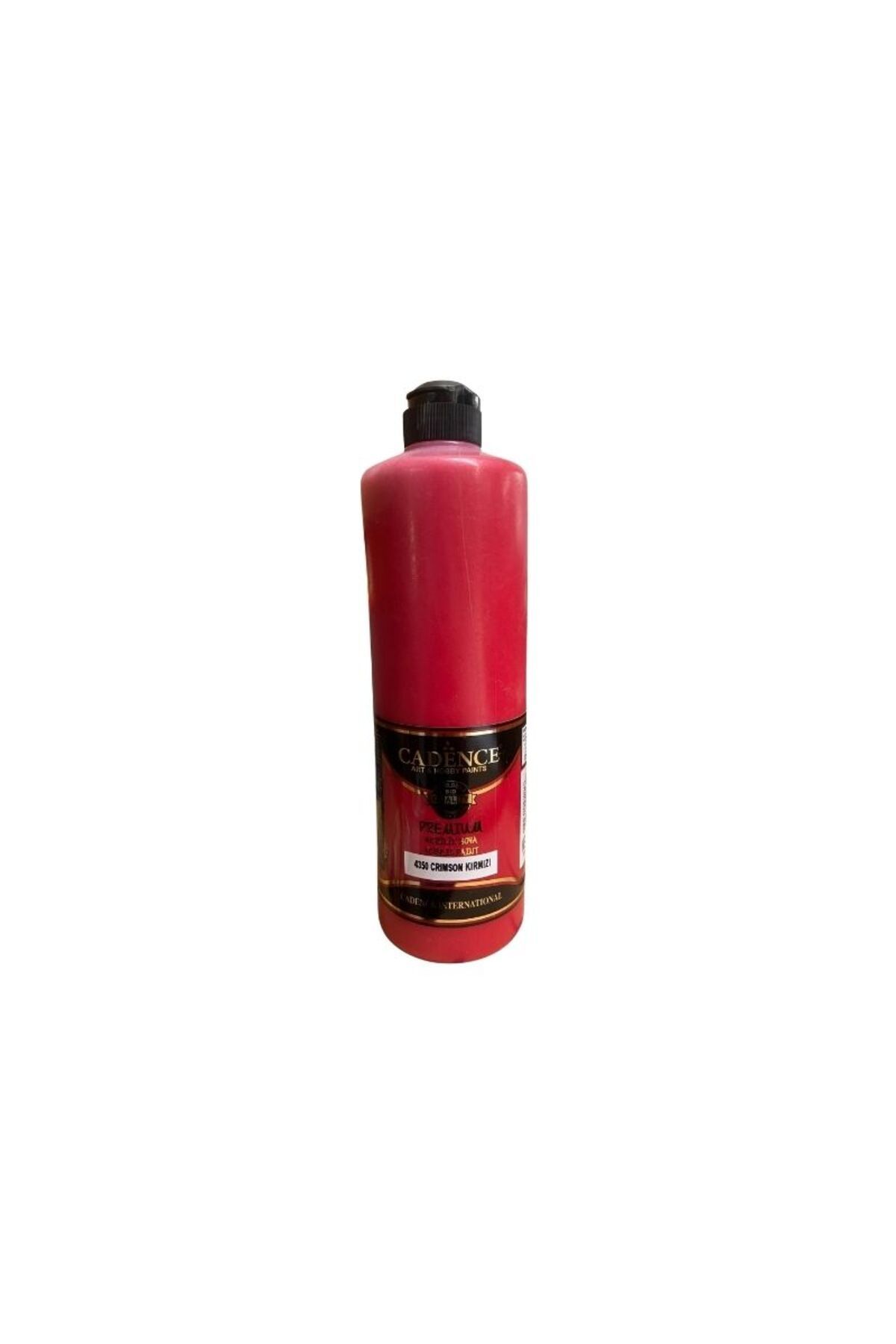 Cadence Boya Crimson Kırmızı Akrilik Boya - Cadence Premium Akrilik Boya 4350 Crimson Kırmızı 500ML