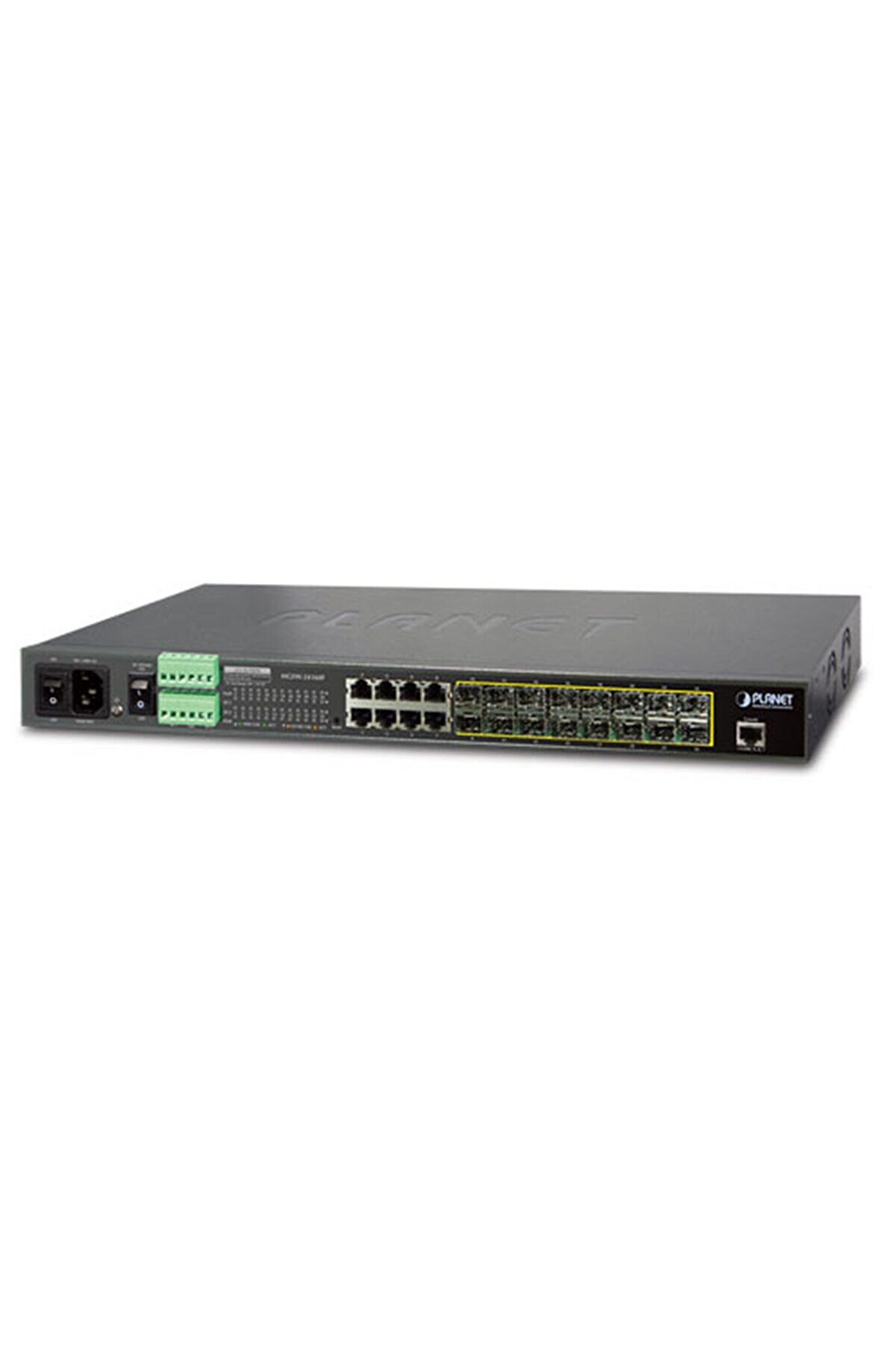 Layer 2122 Yönetilebilir Metro Ethernet Switch (Layer 2122 Managed Metro Ethernet Switch)
16 x 100/1000B