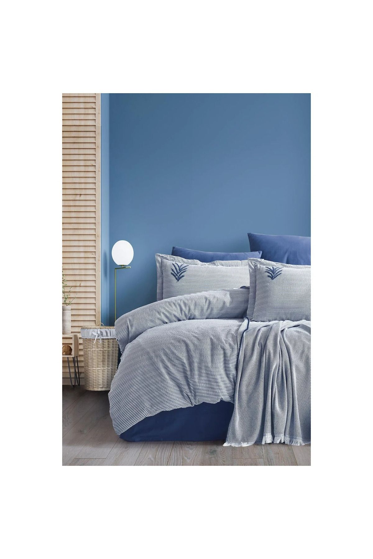 Osmanlı Home Concept İyi Geceler İstanbul Çift Kişilik Nevresimli Pike Takımı Maribel