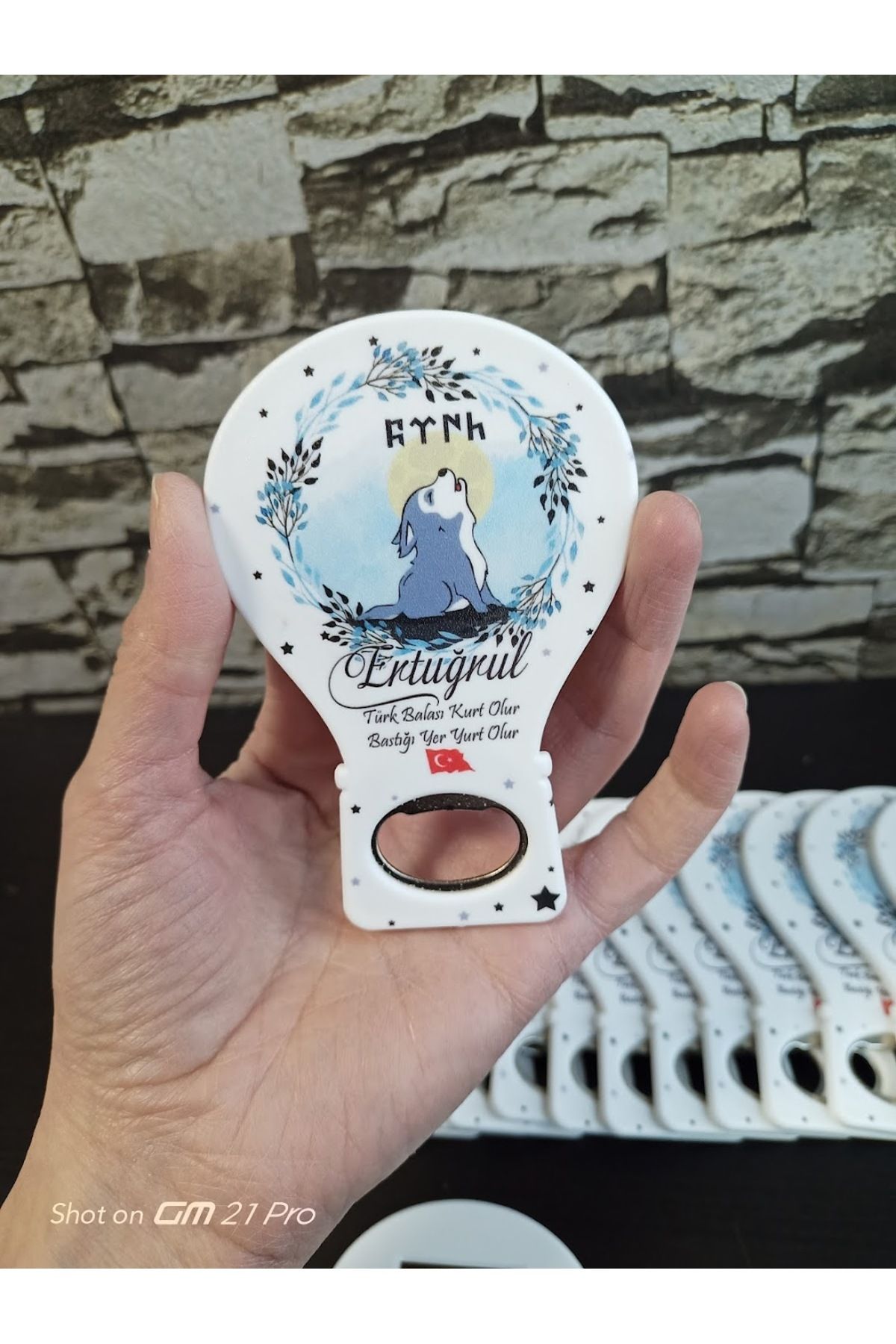 onuratasarlat 25 Adet Balon Açacak Magnet Kurt Temalı Doğum Günü Hediyelik