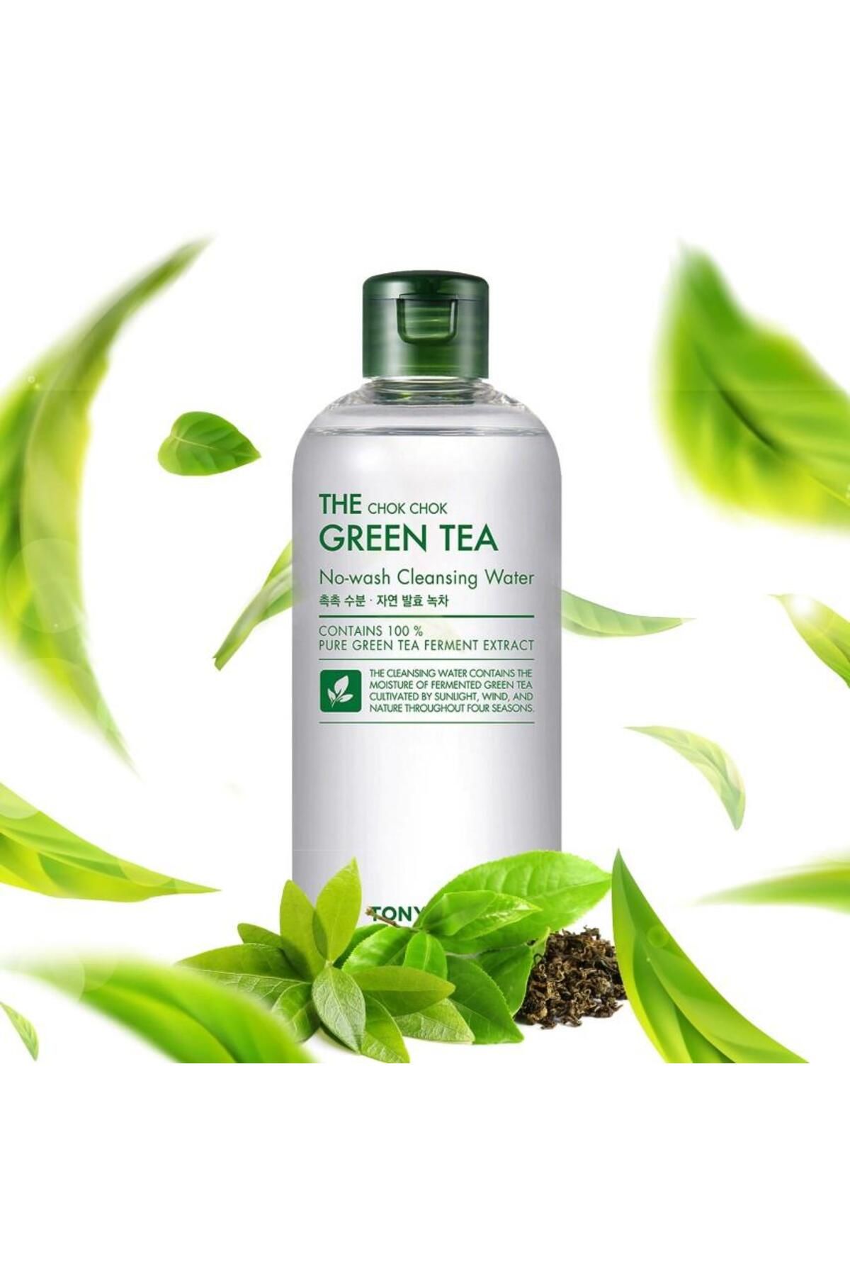 TONYMOLY The Chok Chok Green Tea Cleansing Water Yeşil Çay Özlü Temizleme Suyu 300ml