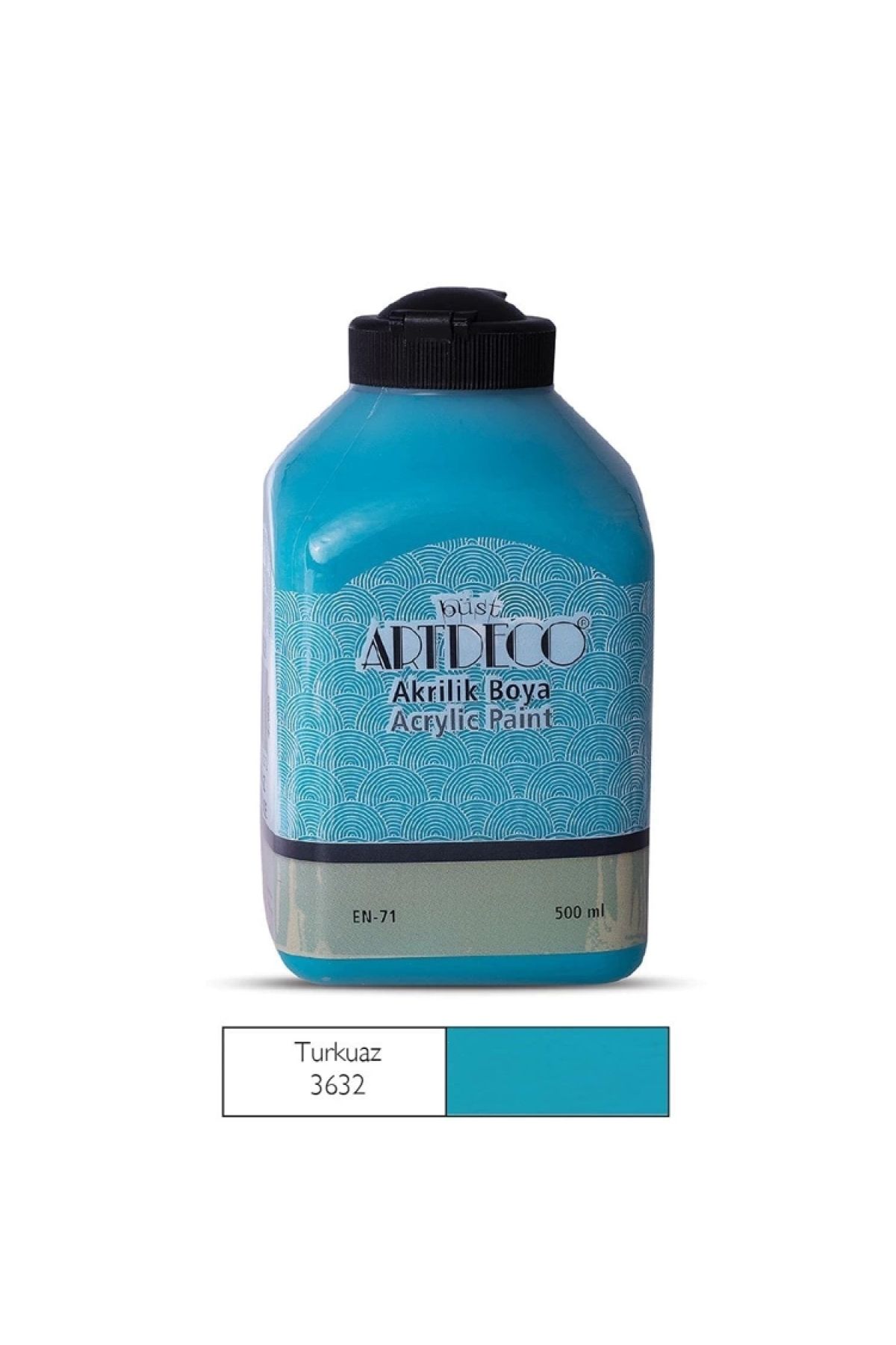 Artdeco 070l-3632 Akrilik Boya 500 Ml. Turkuaz