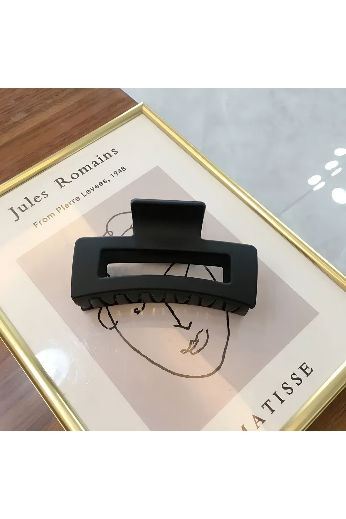 Monalisa Siyah Kadın Mandal Tokası - Şık ve Pratik Saç Aksesuarı