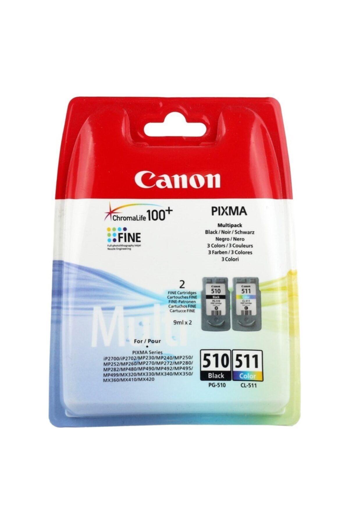 Canon Pg510bk+cl511 2li Kartuş( Mp240/mp260)