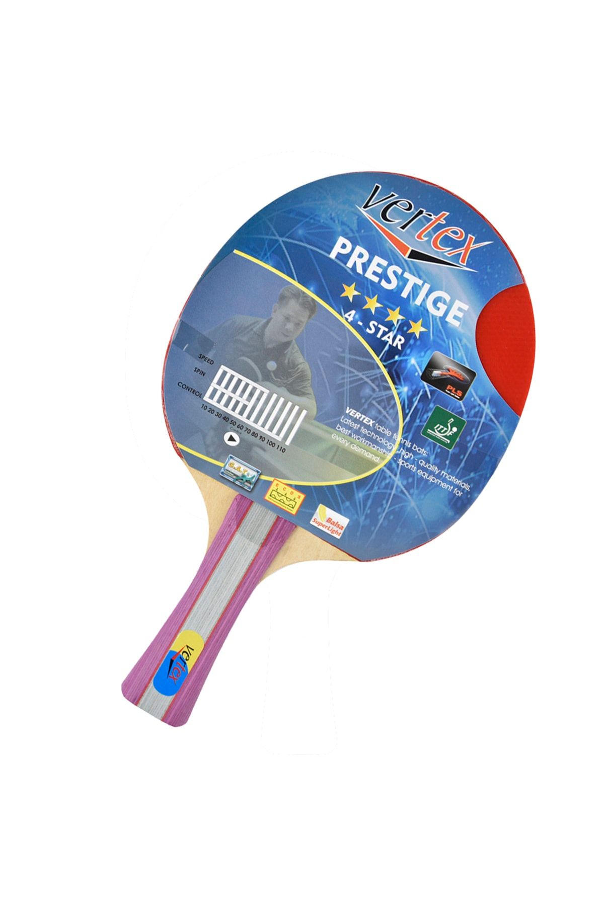 Vertex Prestige 4 Yıldız Masa Tenisi Raketi
