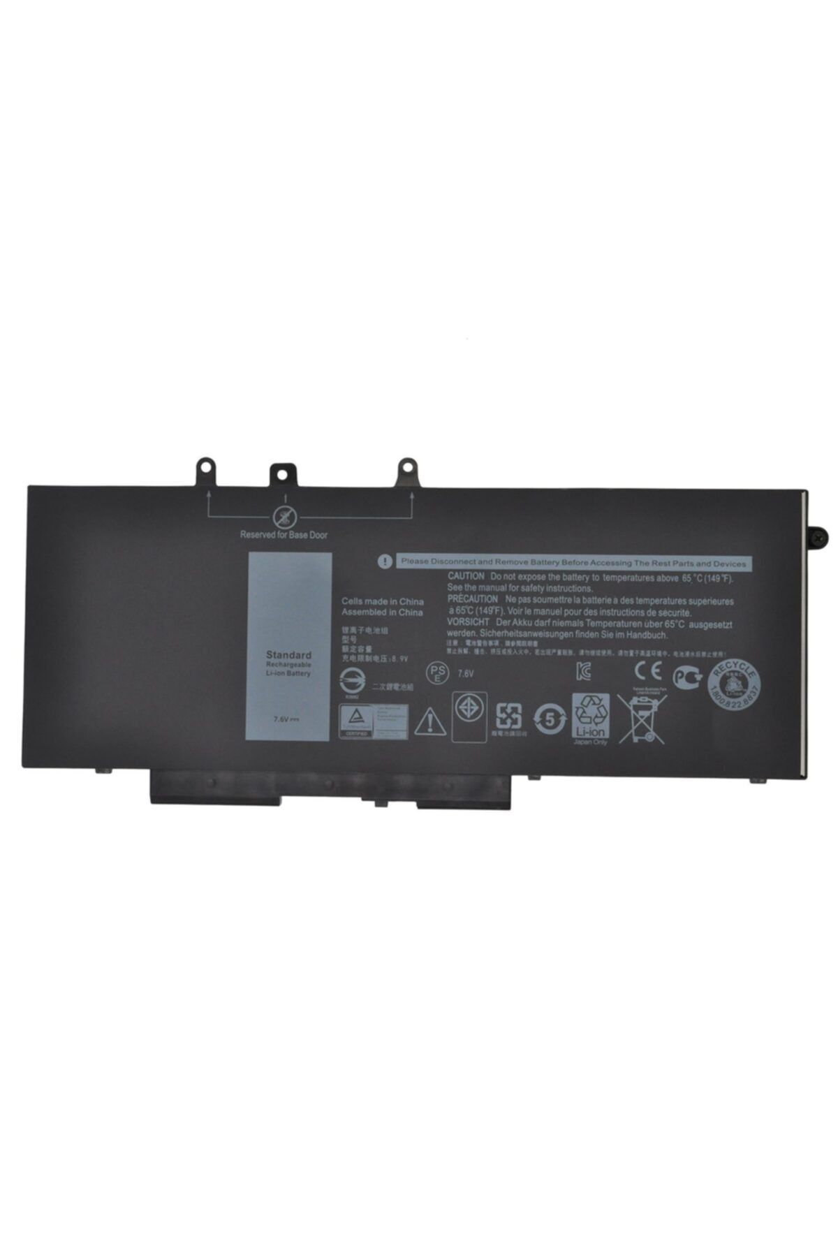 Retro Dell Latitude E5480, E5580  Uyumlu Notebook Bataryası - 4 Cell