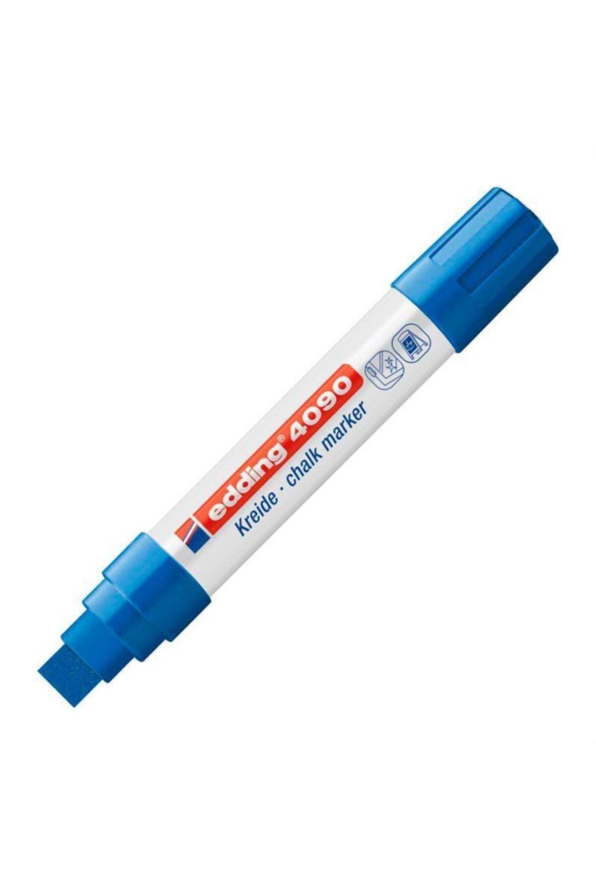 Edding 4090 Chalk Marker Likit Sıvı Tebeşir - Cam Kalemi 4-15mm Mavi