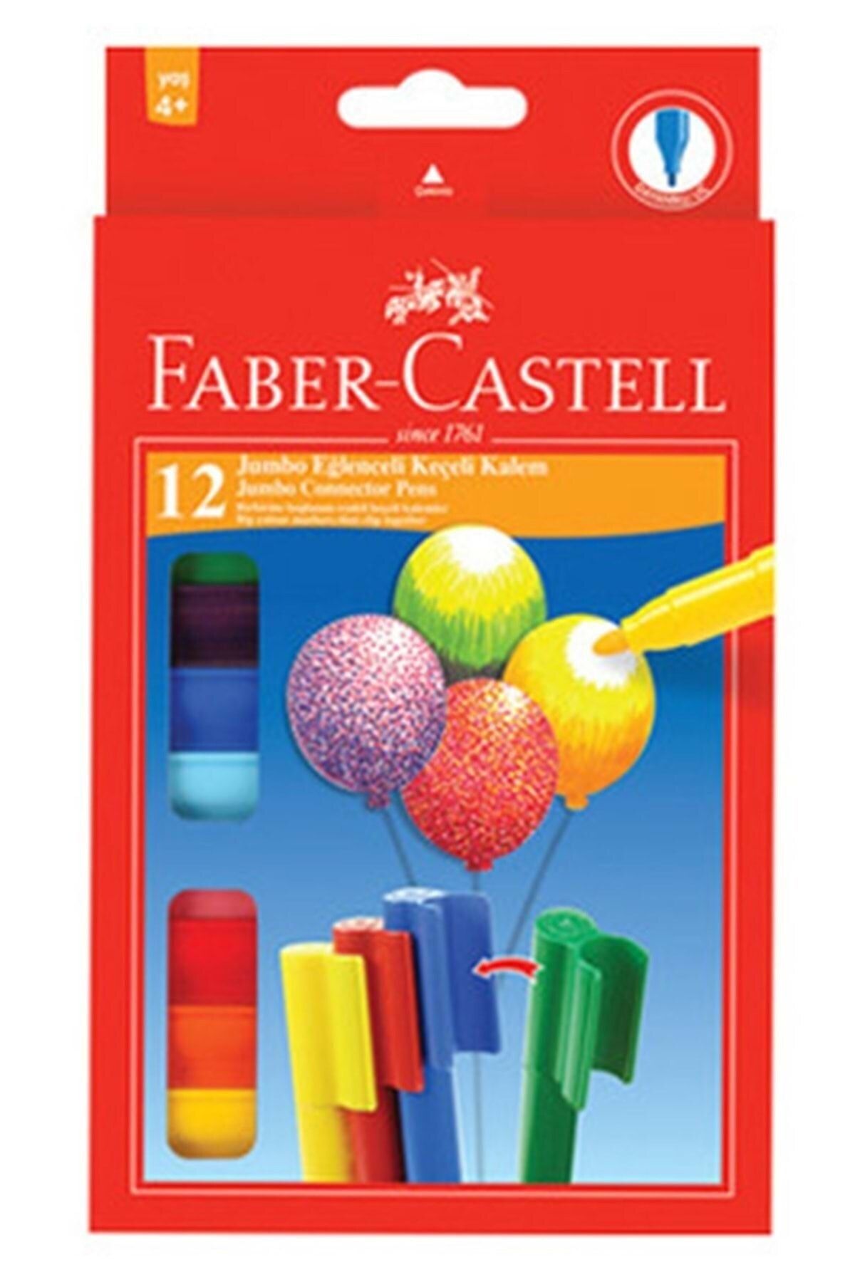 Faber Castell Eğlenceli Jumbo Keçeli Kalem12'li