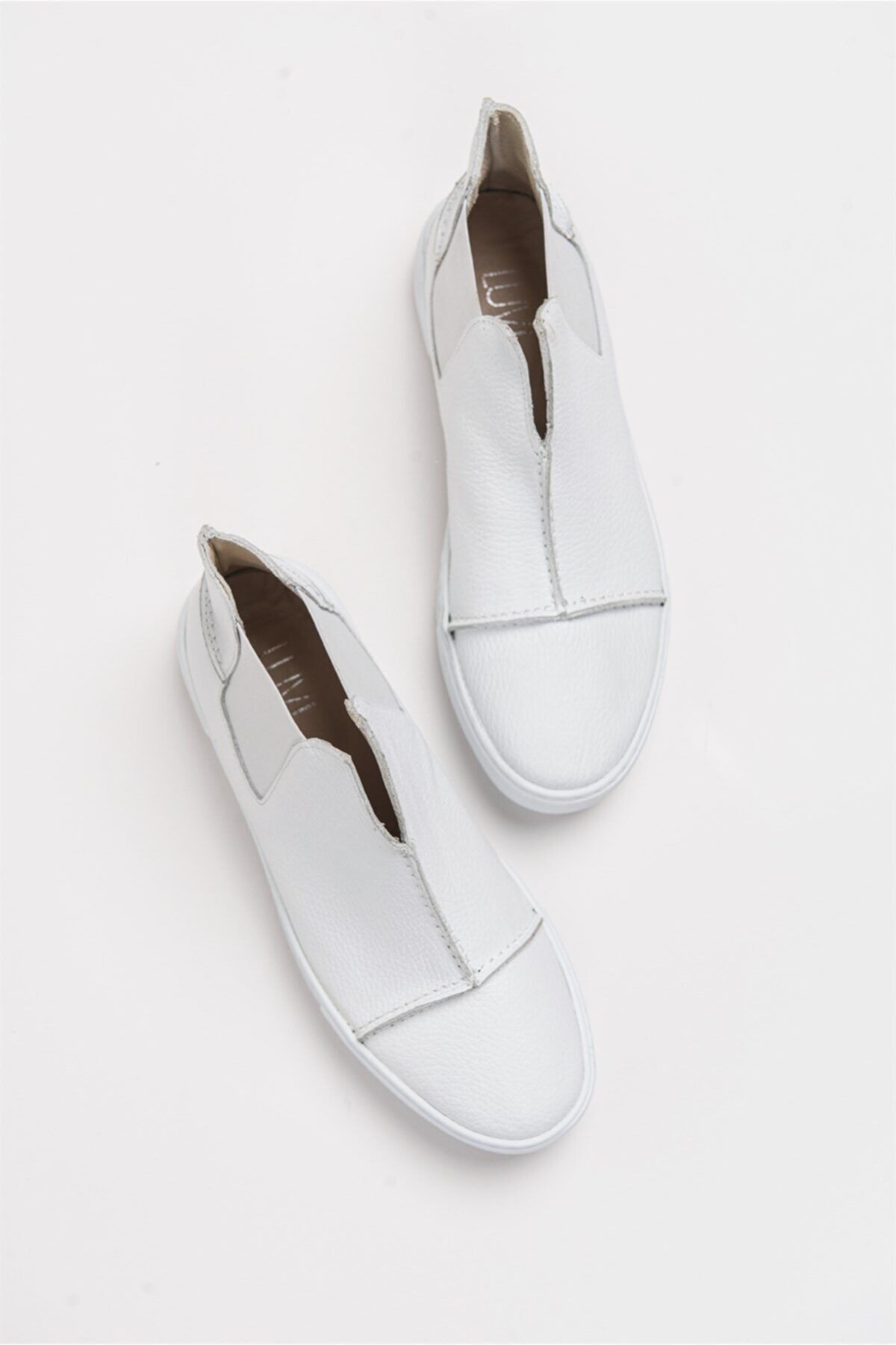 luvishoes 110 Beyaz Deri Kadın Sneakers