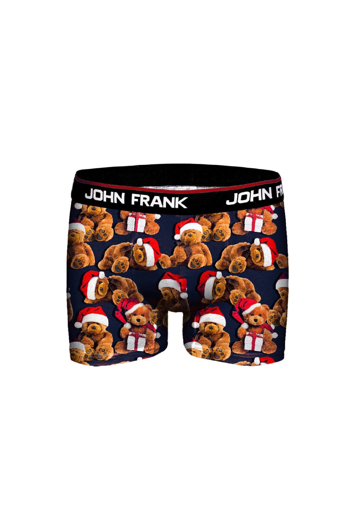 John Frank Erkek Teddy Bear Desenli Boxer