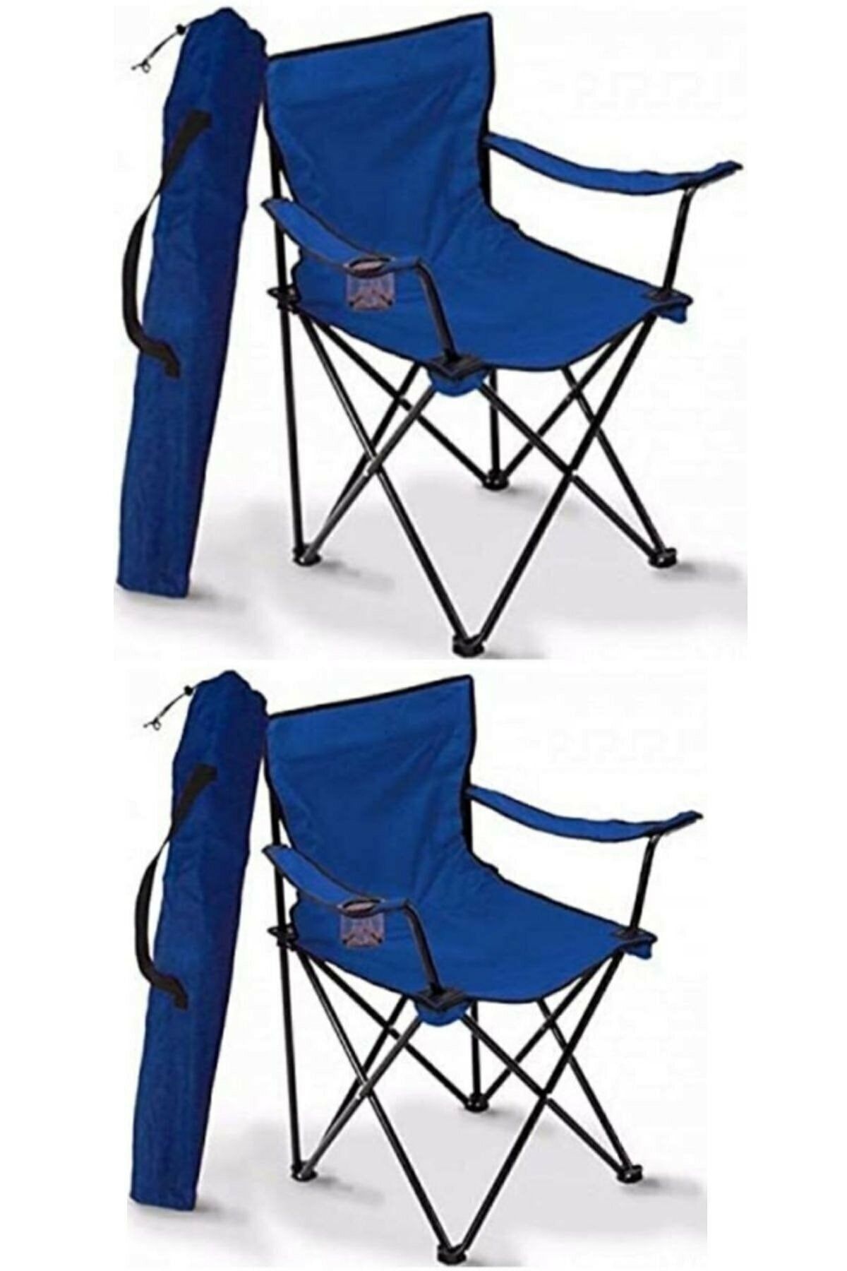 Mocca Style Taşıma Kılıflı Kamp, Plaj , Piknik Sandalyesi Rejisör Sandalye 2 Li