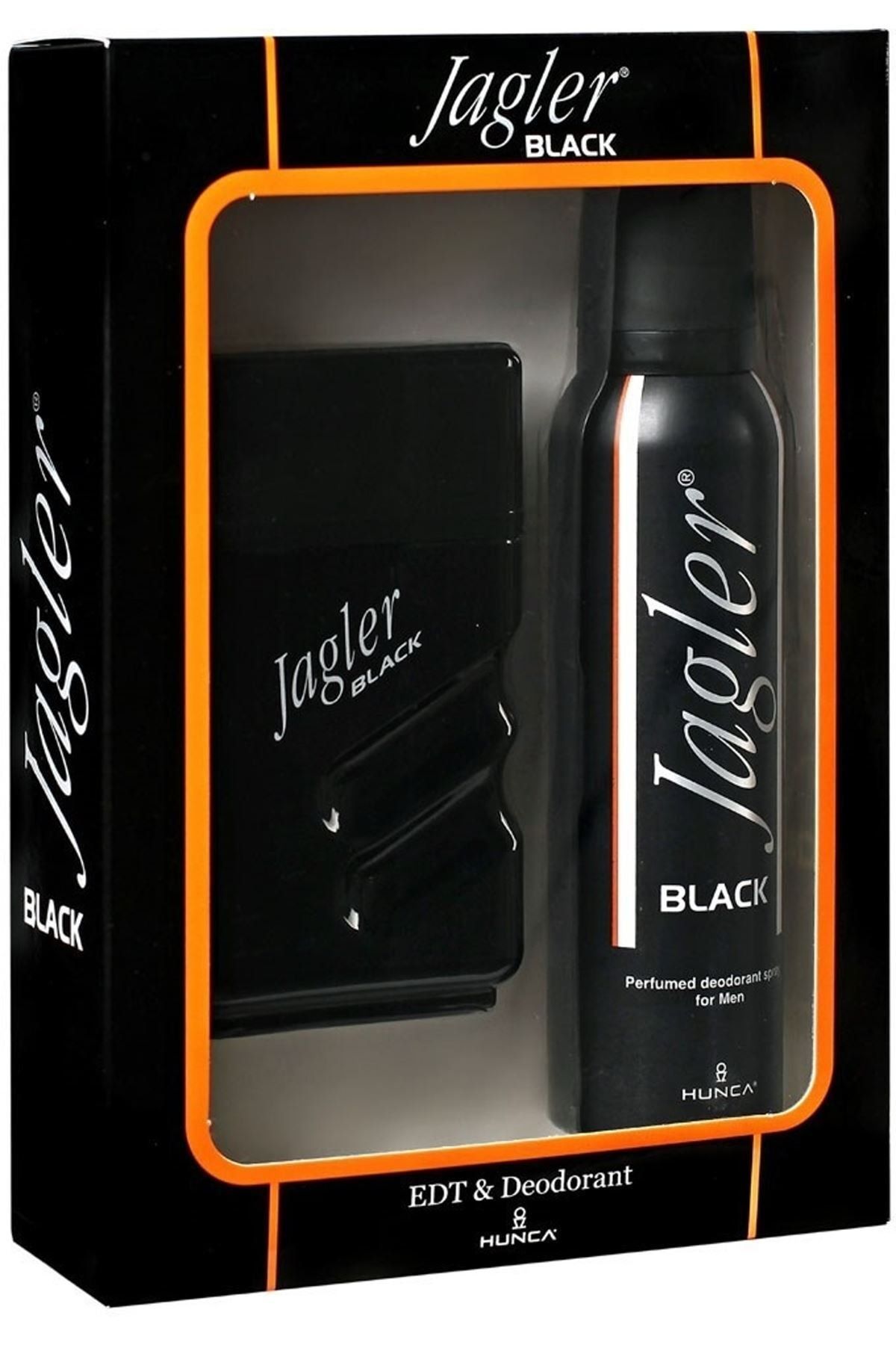 Jagler Black Edt 90 ml Erkek Parfüm + Deodorant 150 ml Set PRF-8690973028532