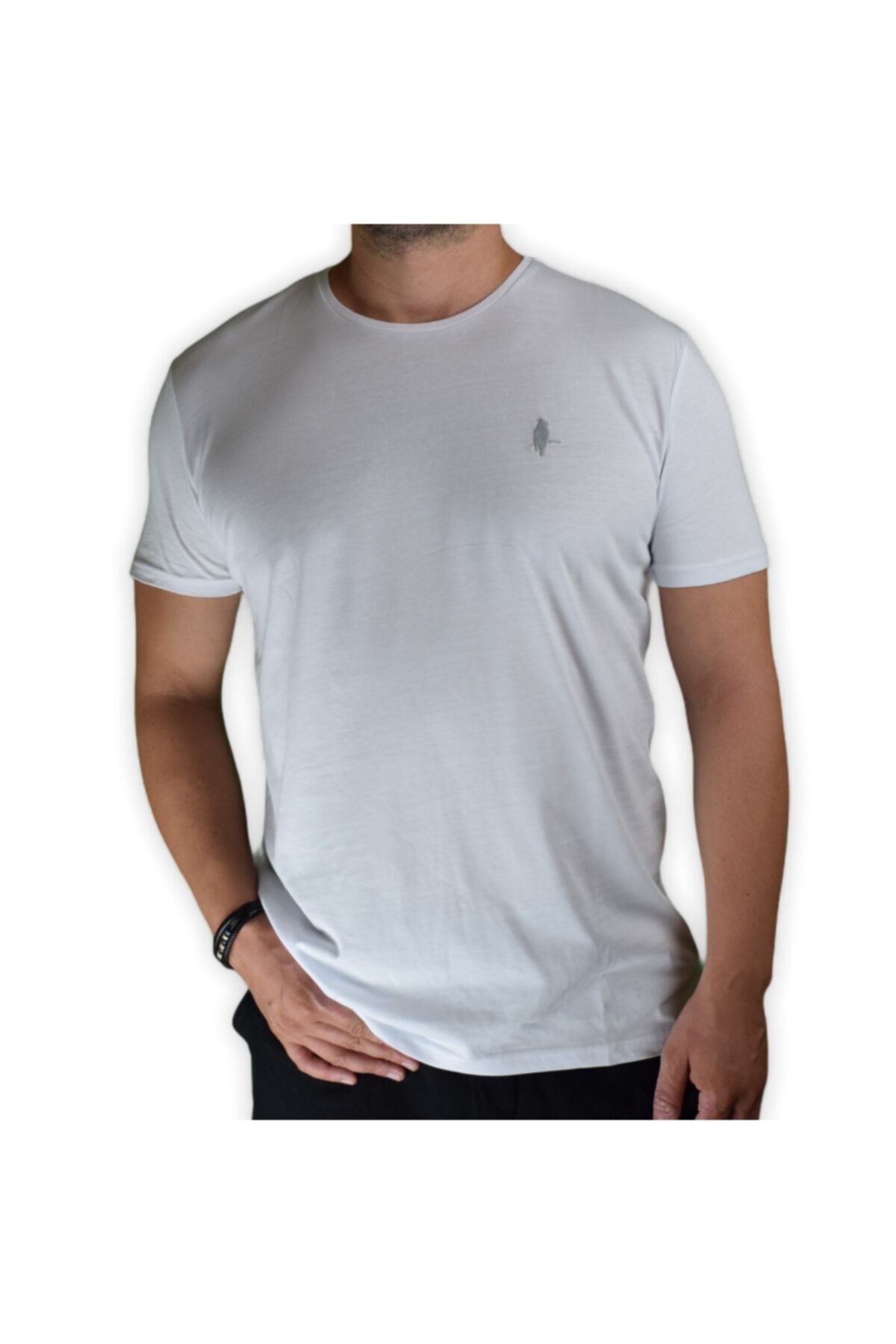 THE ORIGIN 2'li Basic T-shirt Beyaz Erkek