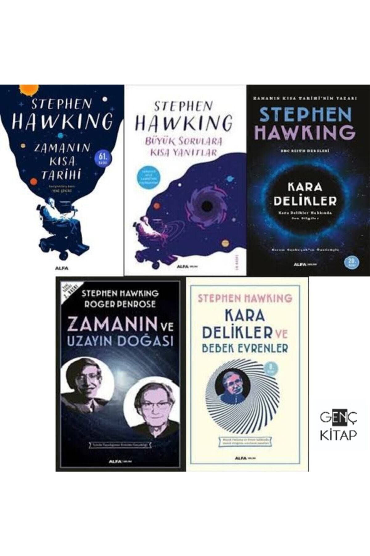 Alfa Yayınları Stephen Hawkıng 5 Kitap Set Büyük Sorulara Kısa Yanıtlar Zamanın Kısa Tarihi Kara Delikler