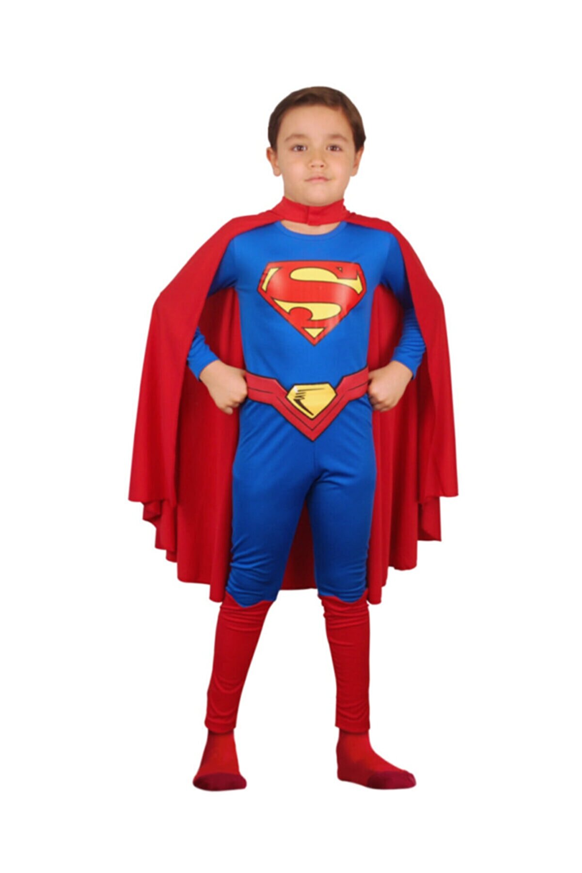 Superman Çocuk Süperman Basic Kostüm (7-9)