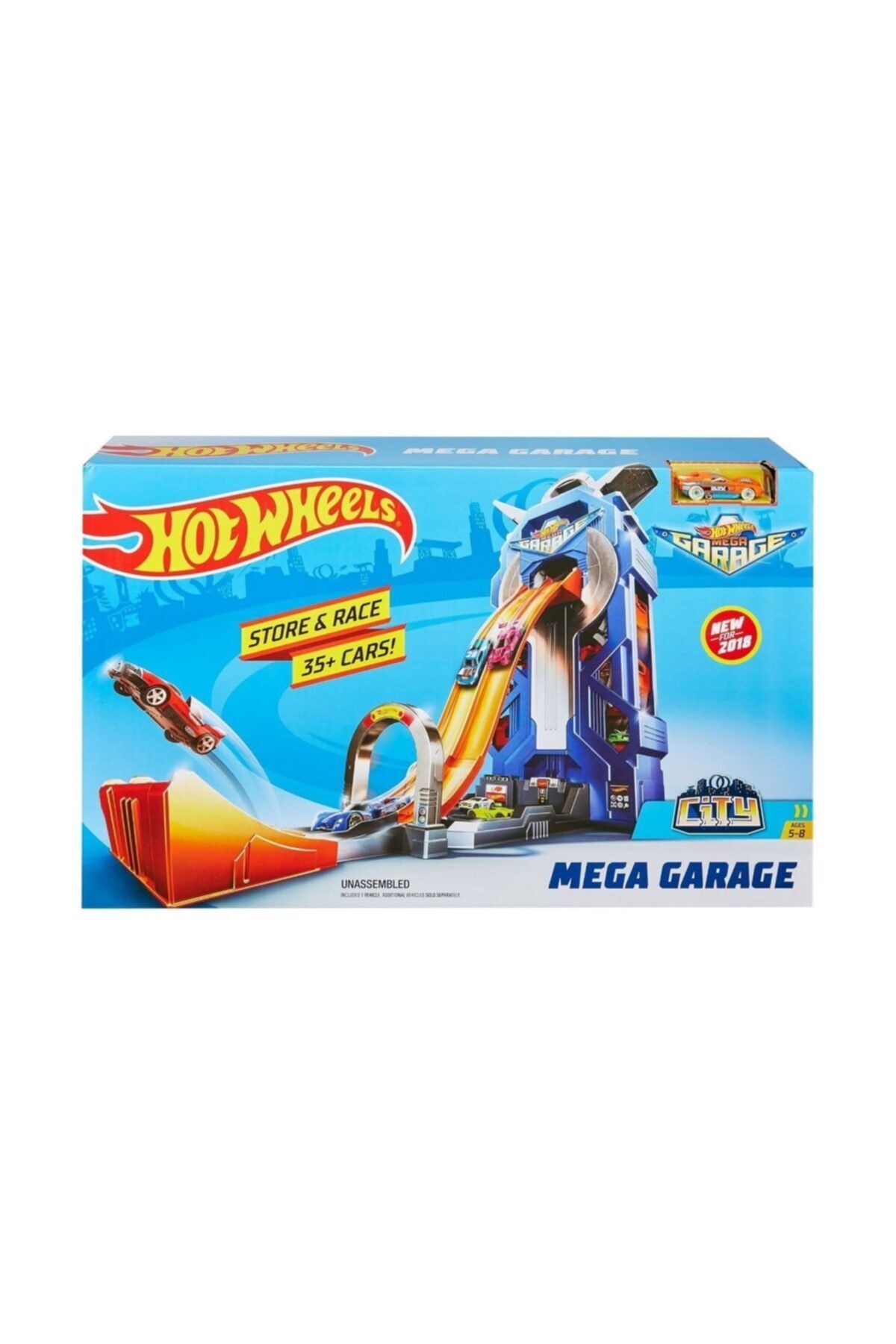 HOT WHEELS Oyuncak Hot Wheels Mega Garaj Ftb68