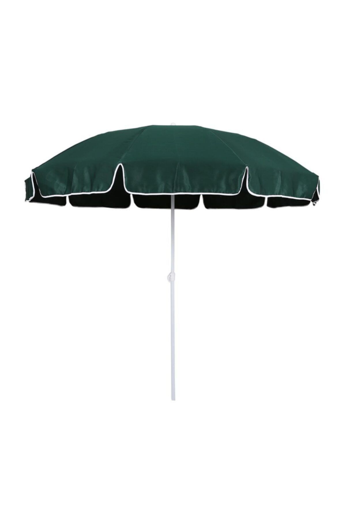 Mashotrend Tek Renk Polyester Kumaş Plaj Şemsiyesi - Balkon Şemsiyesi - Bahçe Şemsiyesi