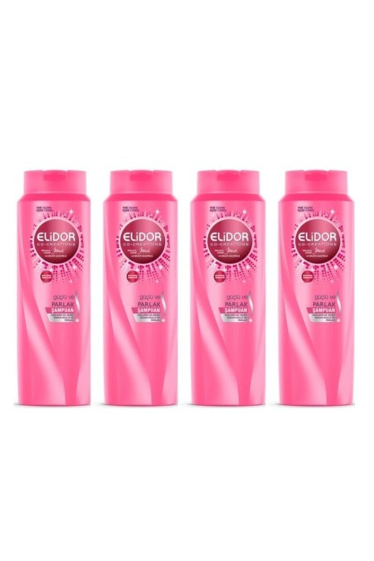 Elidor Güçlü Ve Parlak Saç Bakım Şampuanı 650 ml X4 Lü Set