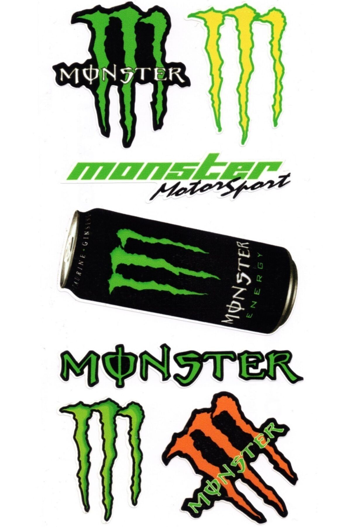 CMS OTO AKSESUAR Monster Sticker Seti - Monster Çoklu Sticker
