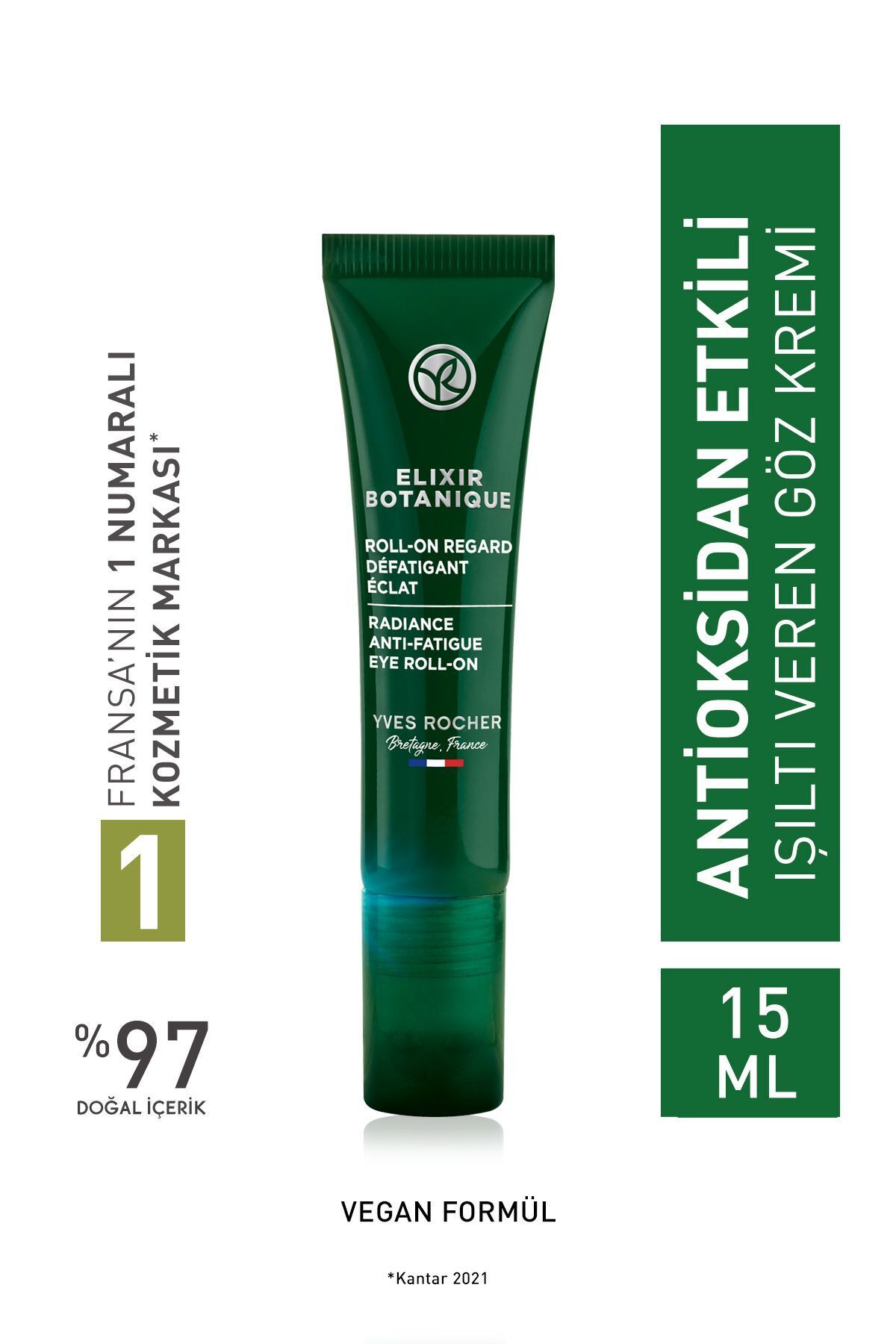 Yves Rocher Detoks Etkili Canlandırıcı Göz Kremi-15 Ml