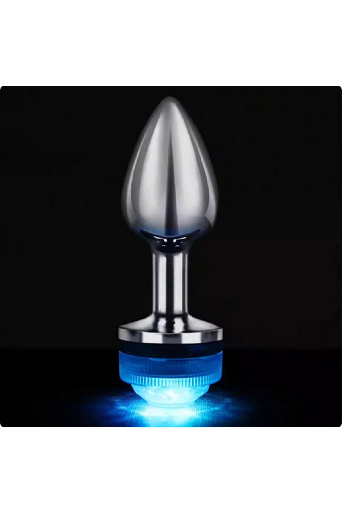 NEKA MARKT Uzaktan Kumandalı LED Işıklı Küçük Boy Çelik Anal Plug