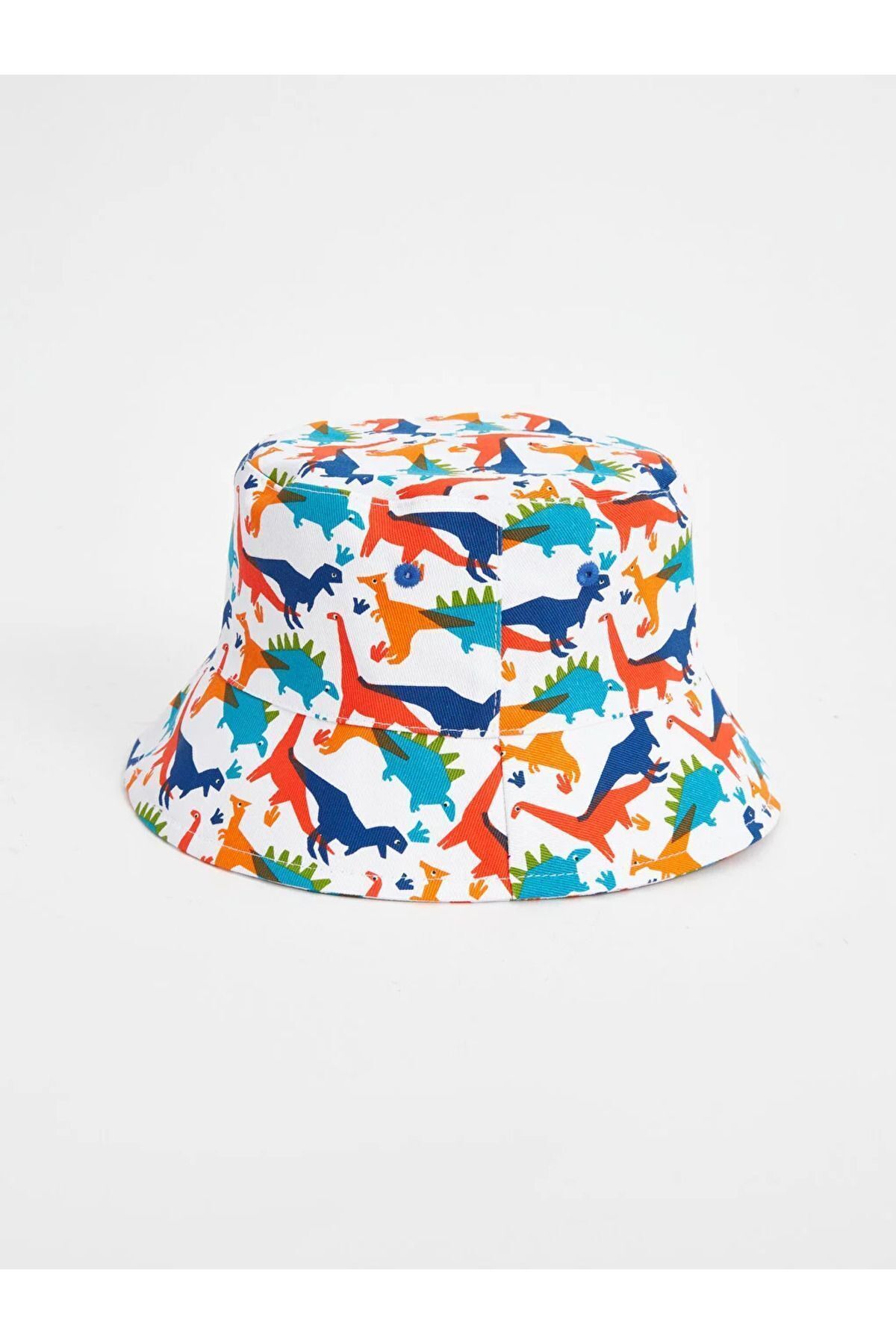 LC Waikiki LCW ACCESSORIES Dinozor Baskılı Erkek Çocuk Bucket Şapka