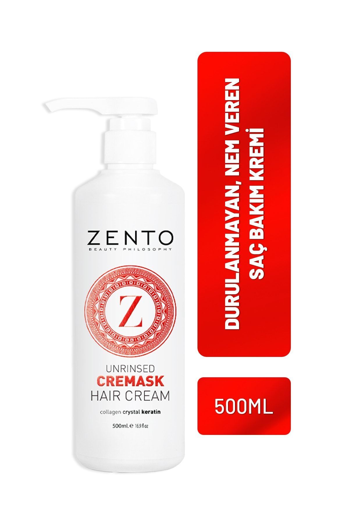 ZENTO Durulanmayan Saç Bakım Kremi