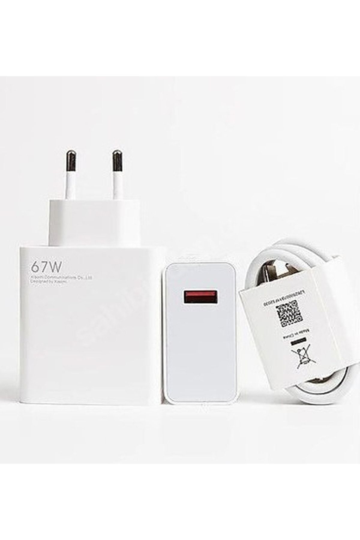 Ceptex Xiaomi Uyumlu 67w Hızlı Şarj Aleti Type-c 5a Kablo