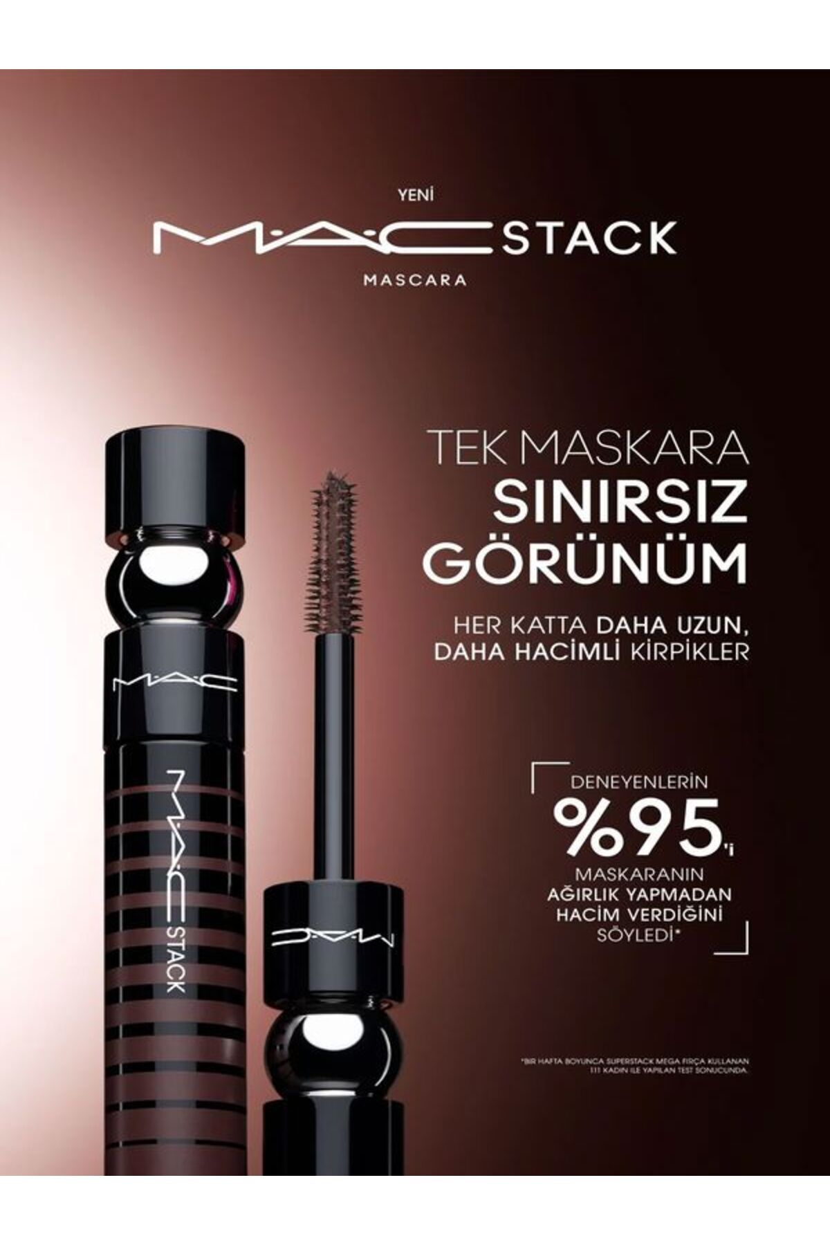 Mac Macstack Maskara 12ML-Chestnut Stack