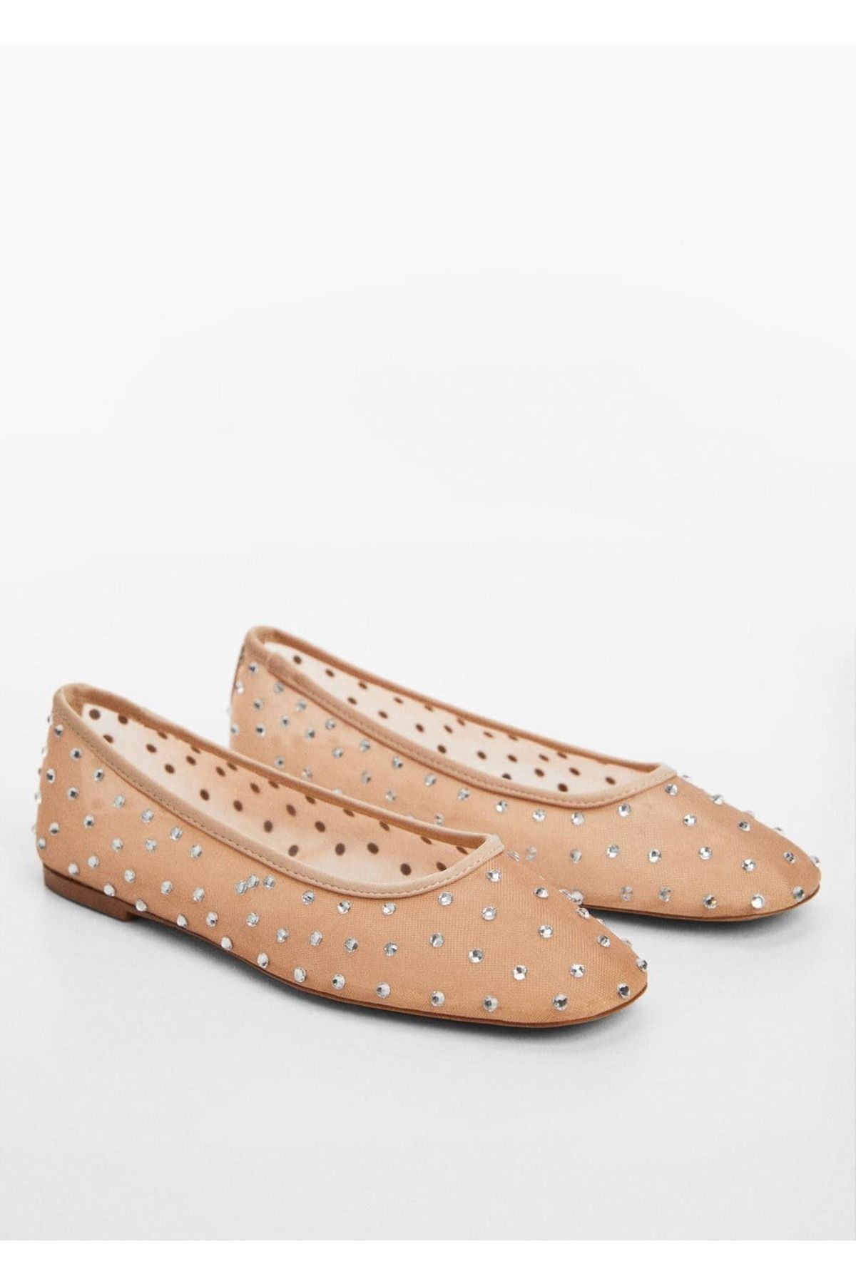 MANGO Strass taşlı babet