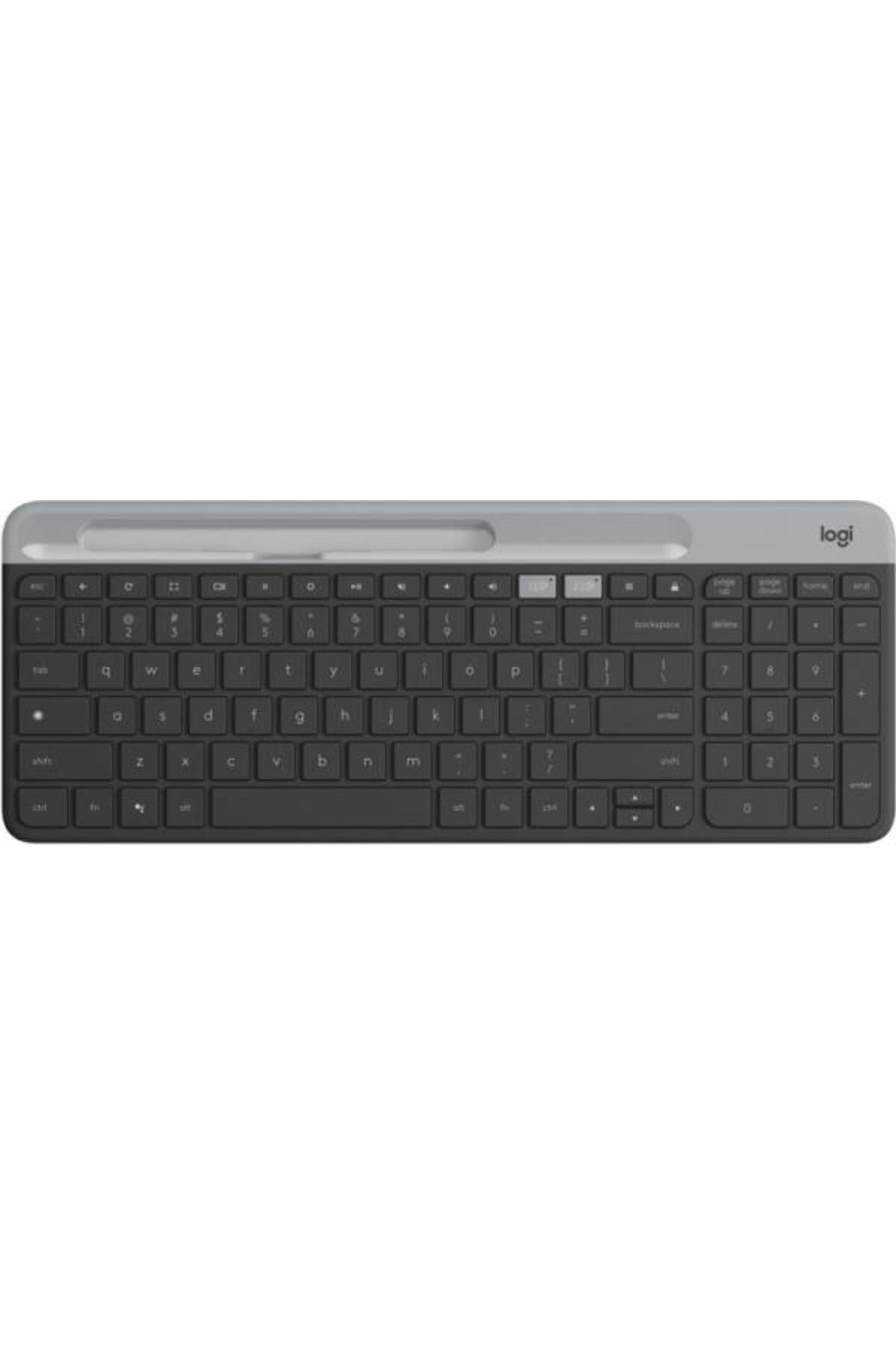 logitech K580 Q SLIM MULTI-DEVICE BLUETOOTH(R) KABLOSUZ KLAVYE GRİ 920-010624