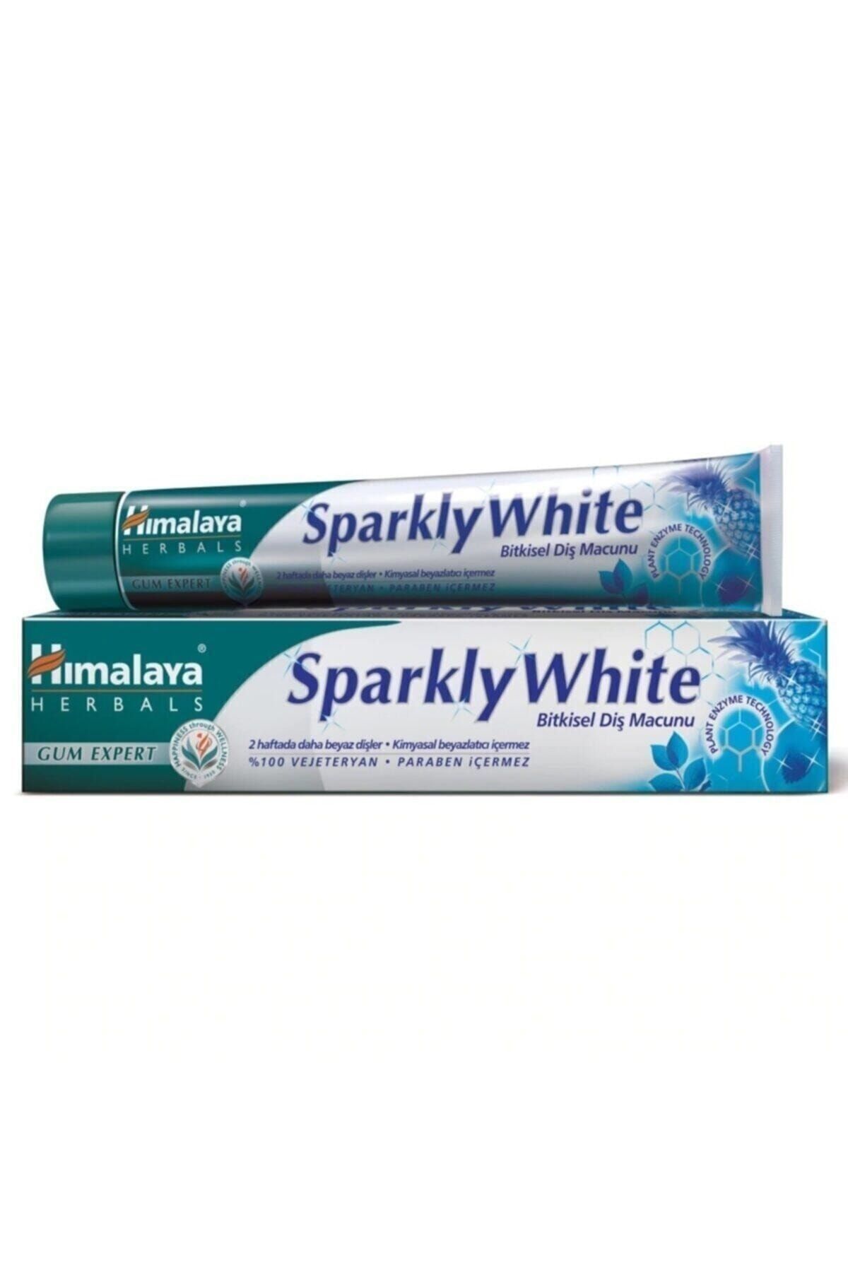 Himalaya Since 1930 Işıltılı Beyazlık Bitkisel Beyazlatıcı Diş Macunu, Florürsüz, Parabensiz, Bitkisel Enzim, 75 ml