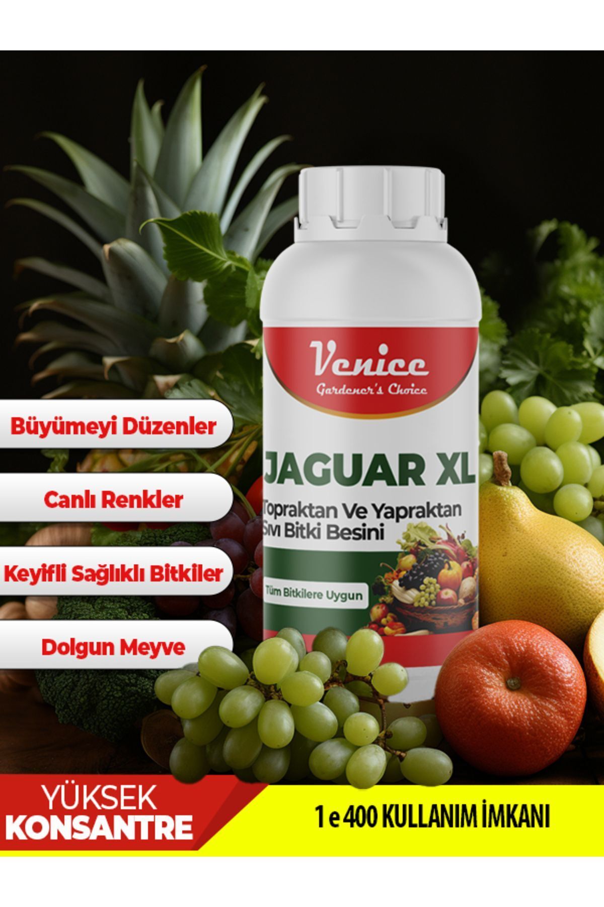 GüçlüTedarik 250 ml JAGUAR XL Meyve Gelişimi için Bitki Besini