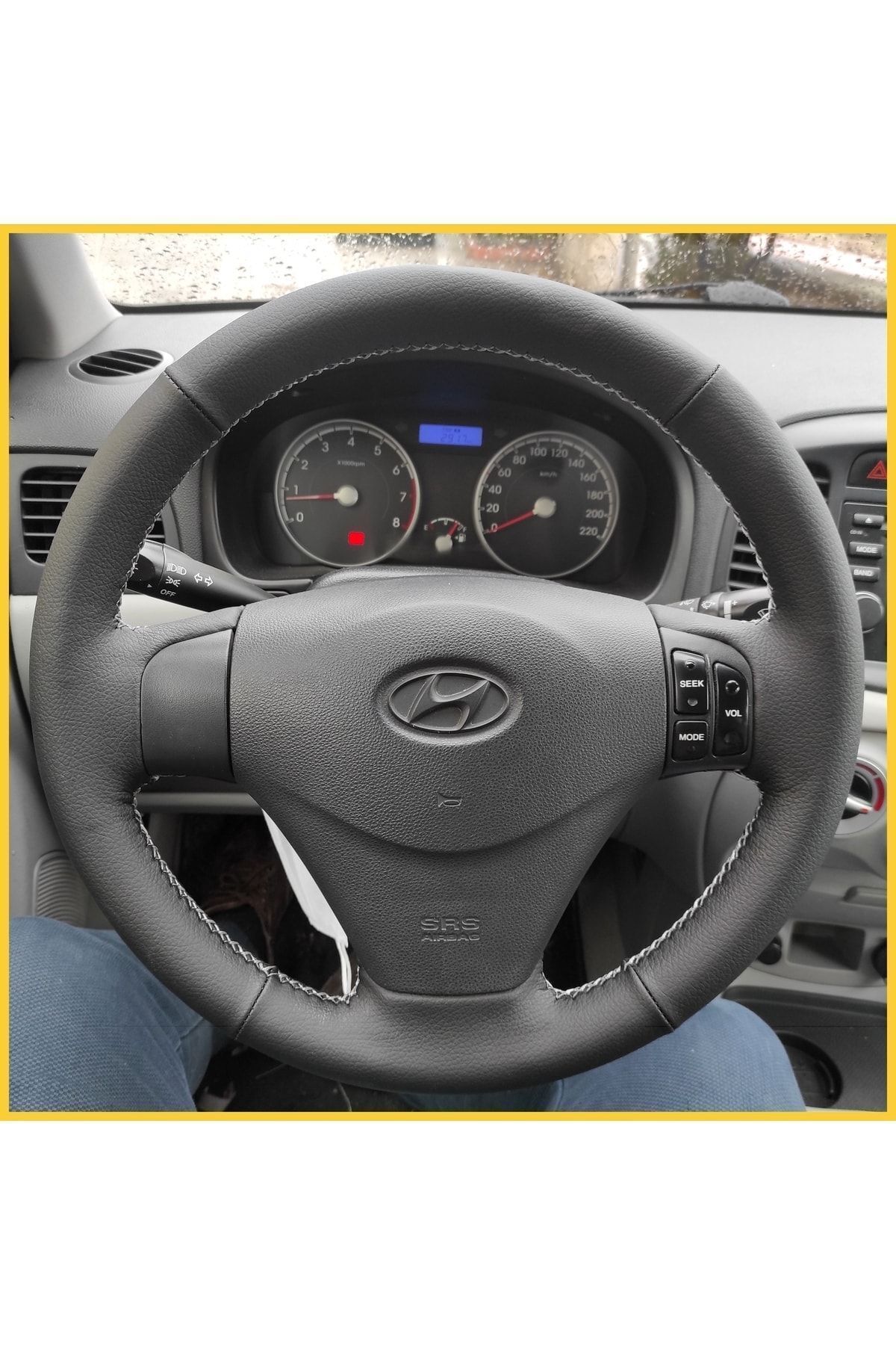 imza direksiyon kılıfı Hyundai Accent Era Uyumlu  Araca Özel Direksiyon Kılıfı