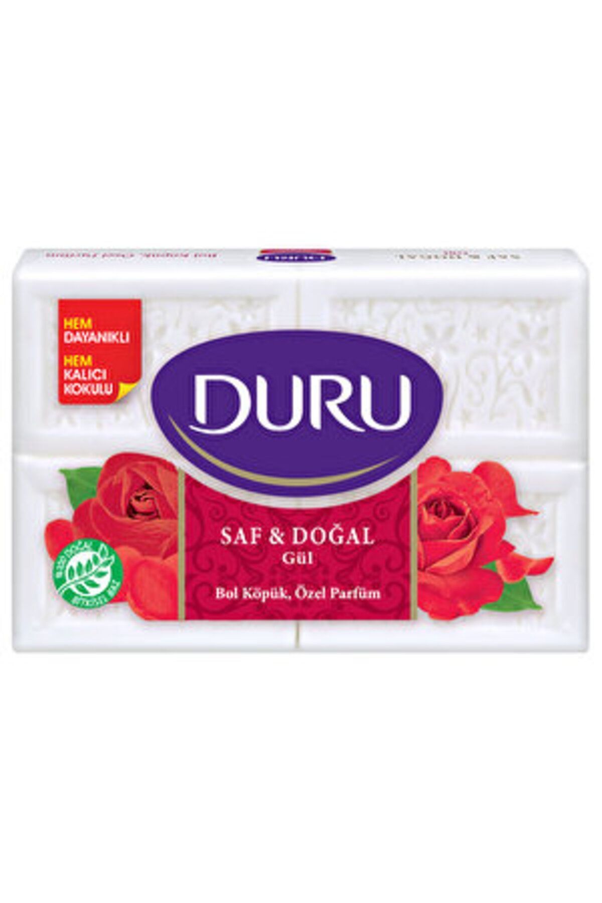 Duru (3 ADET ) Duru Saf & Doğal Gül Kalıp Sabun 600 gr